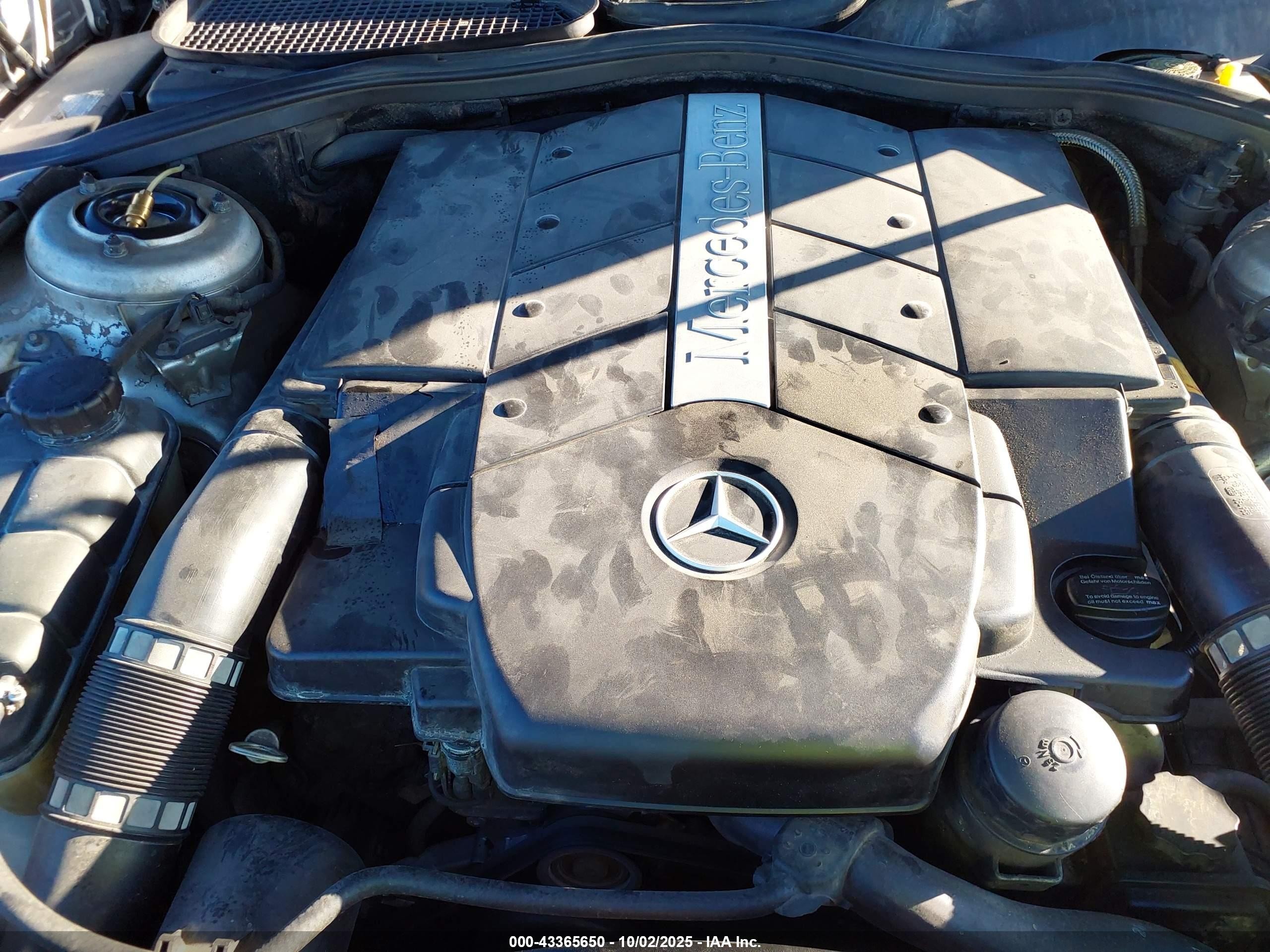 2000 Mercedes-benz S 430   Silver vin: WDBNG70J7YA086494
