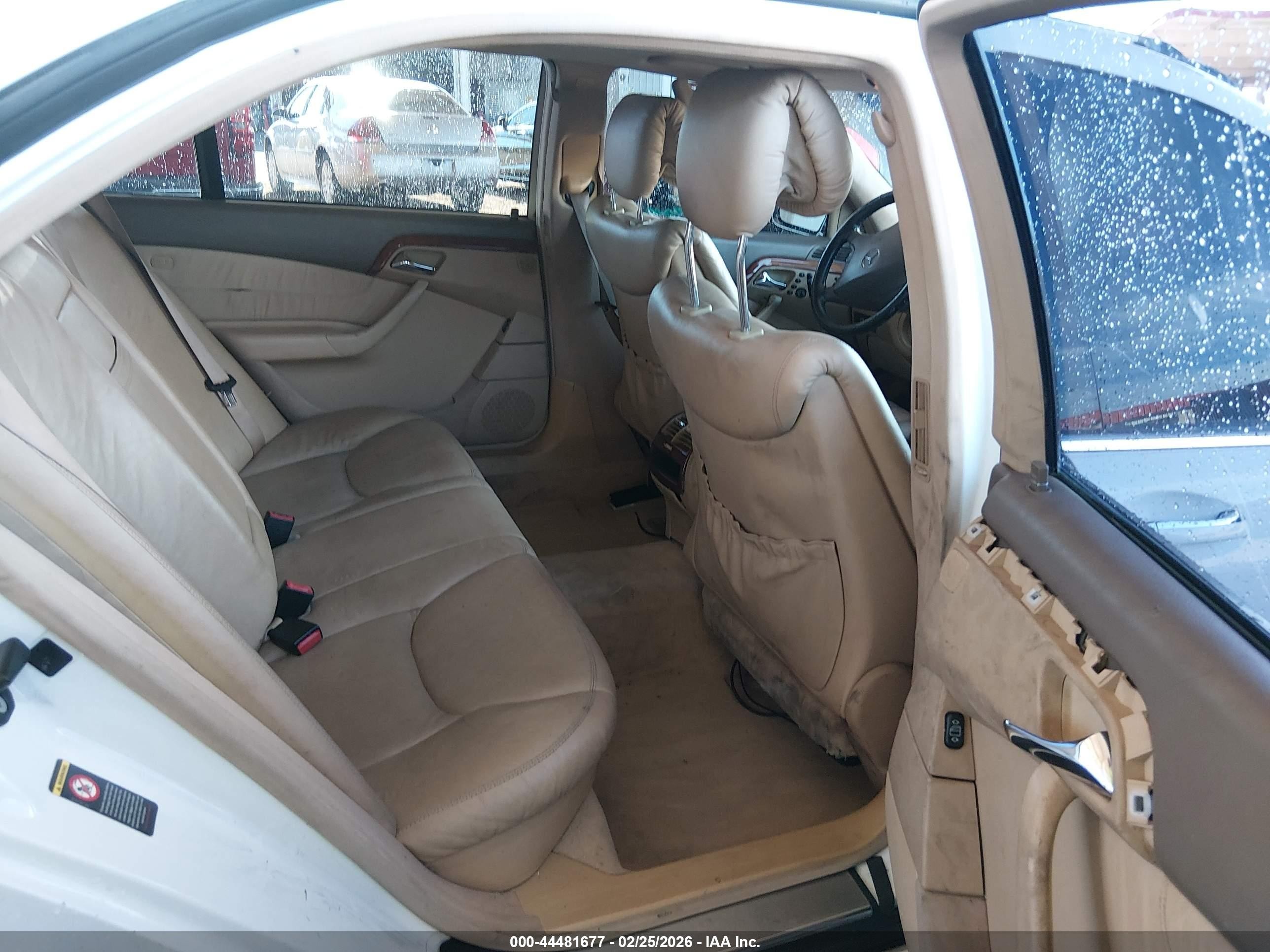 2000 Mercedes-benz S 430   White vin: WDBNG70J7YA098595