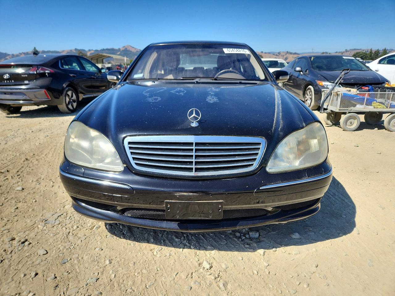 2001 Mercedes-benz S 430 Black vin: WDBNG70J81A205059