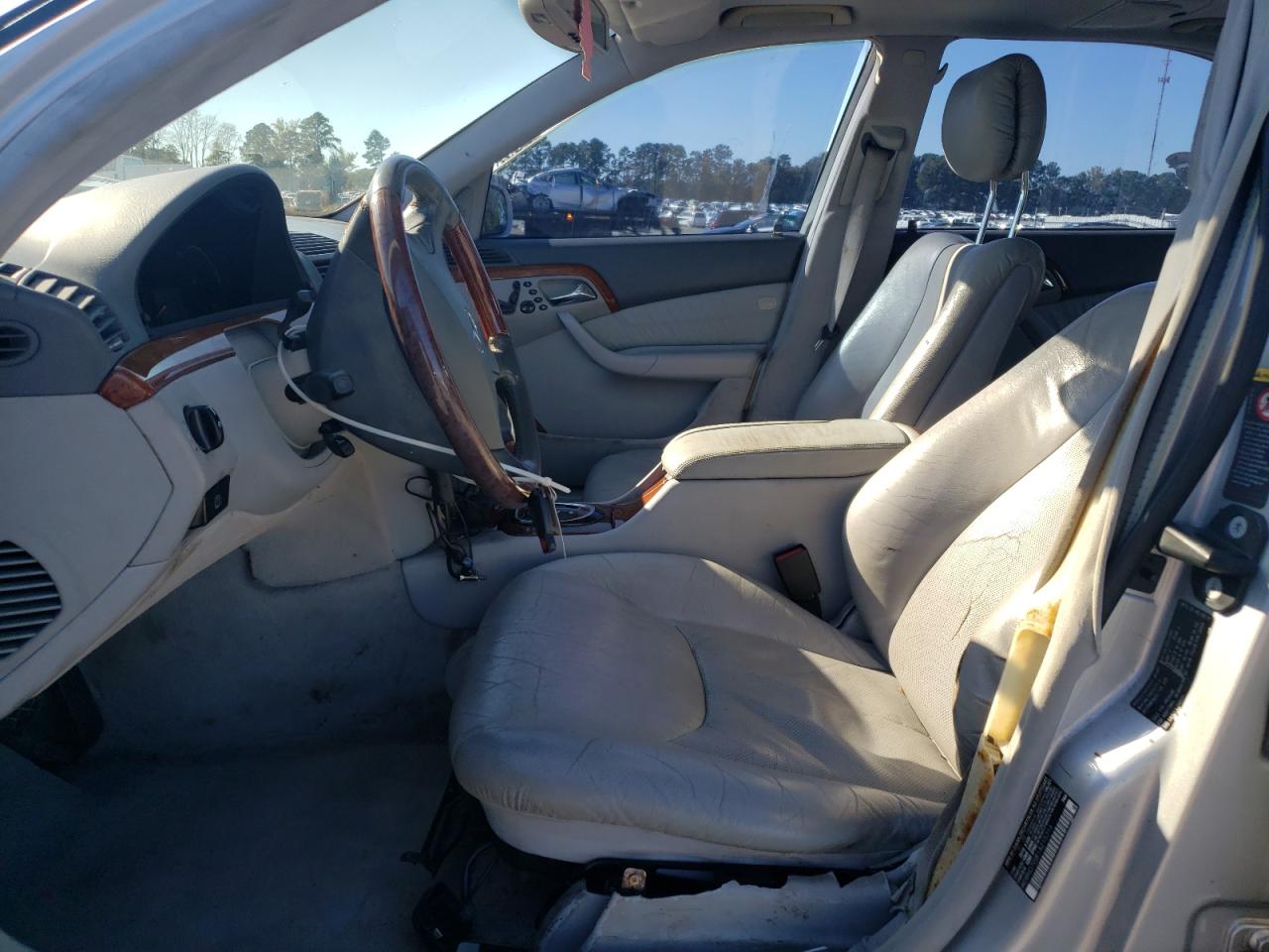 2001 Mercedes-benz S 430 Silver vin: WDBNG70J81A215316
