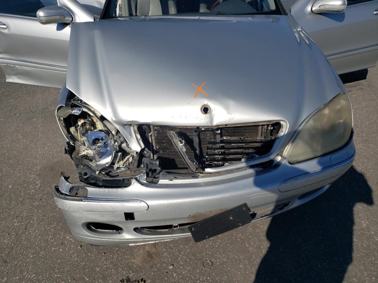 2001 Mercedes-benz S 430 Silver vin: WDBNG70J81A215316
