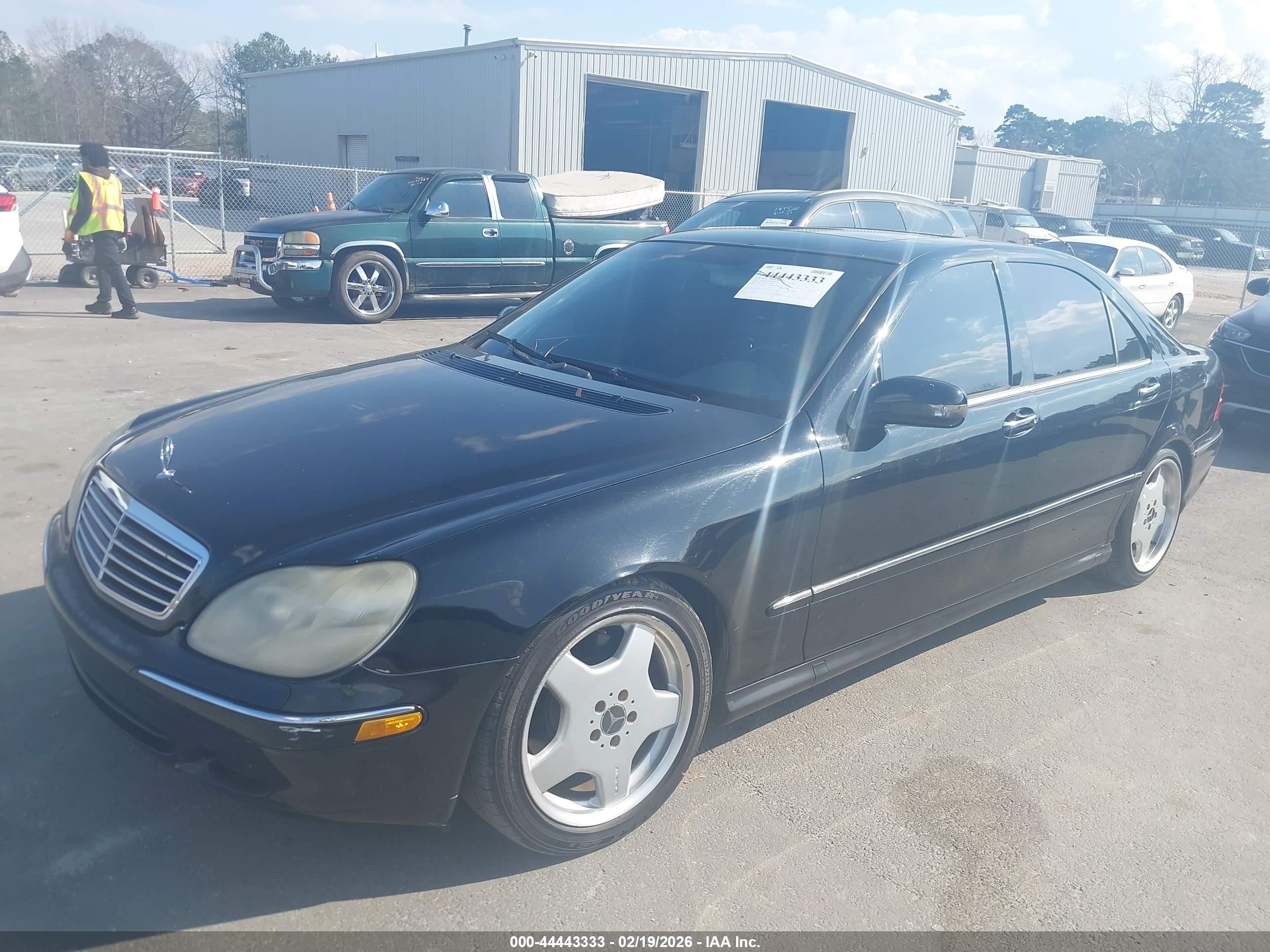 2002 Mercedes-benz S 430   Black vin: WDBNG70J82A259494