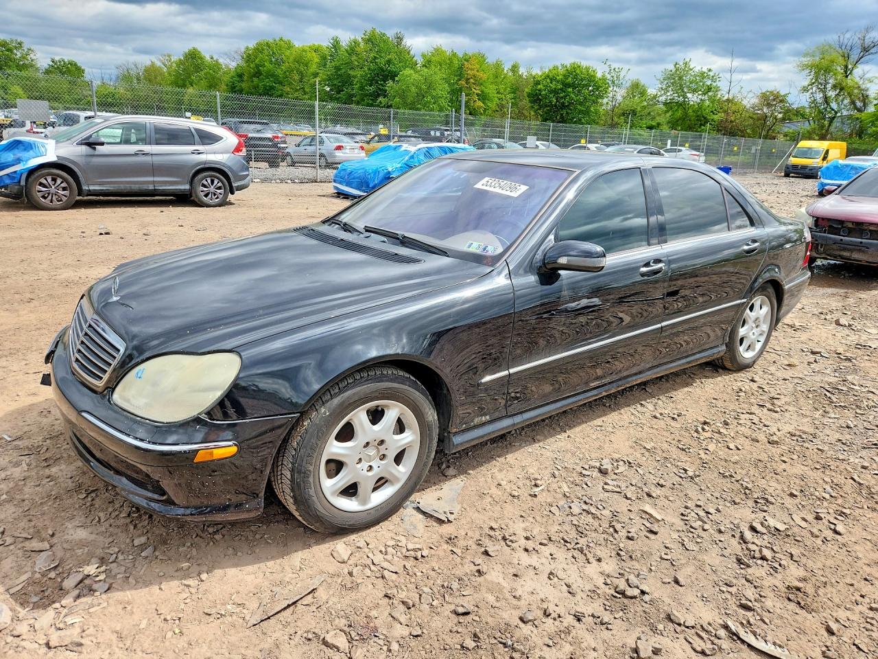 2002 Mercedes-benz S 430 Black vin: WDBNG70J82A295119