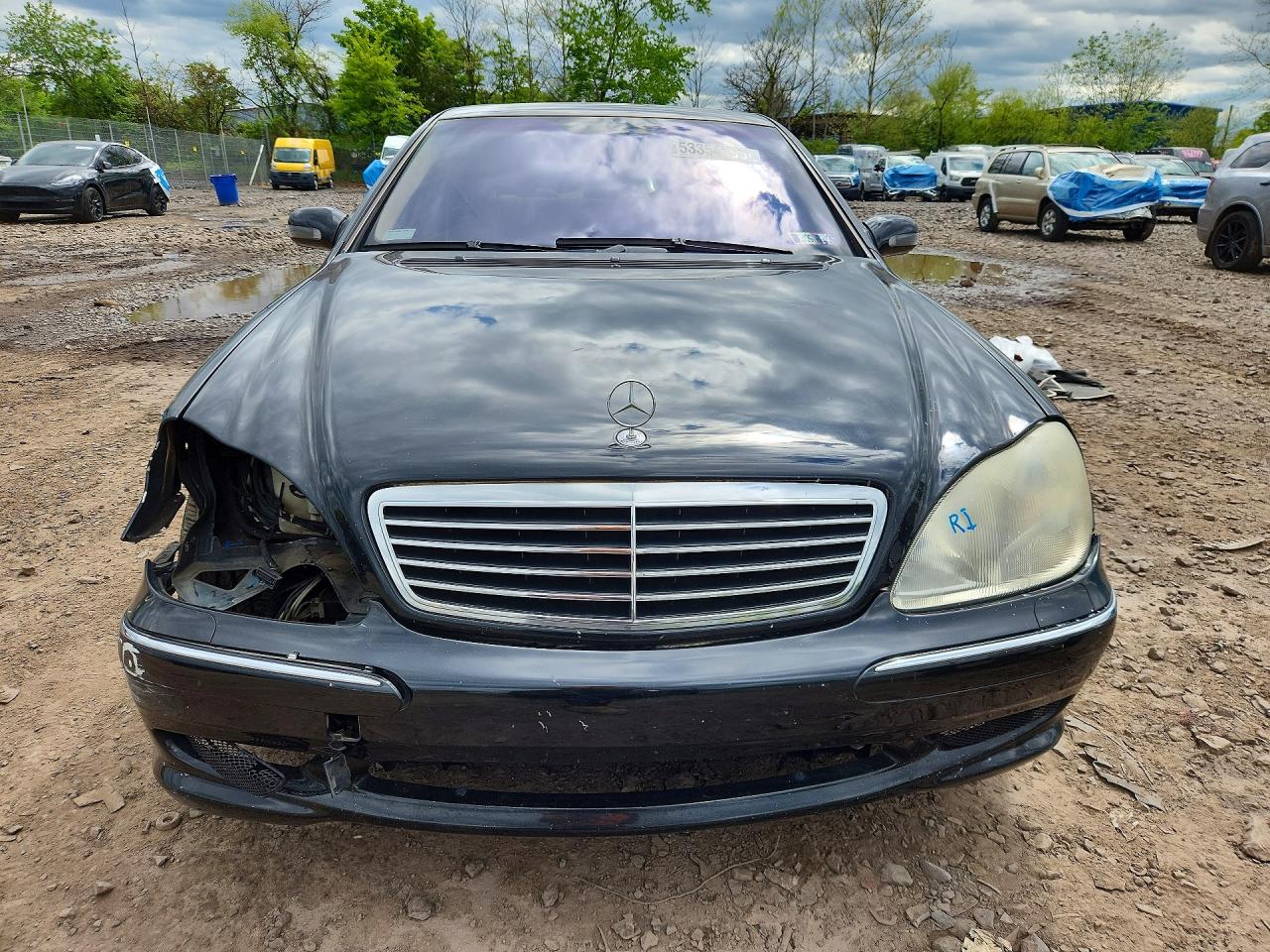 2002 Mercedes-benz S 430 Black vin: WDBNG70J82A295119