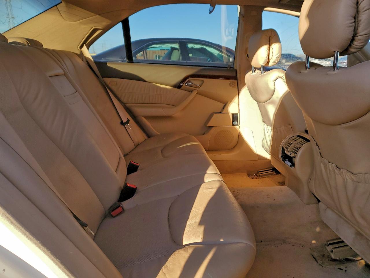 2002 Mercedes-benz S 430 White vin: WDBNG70J82A300030