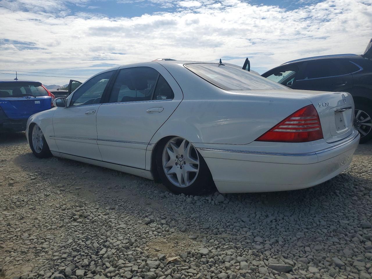 2003 Mercedes-benz S 430 White vin: WDBNG70J83A364327