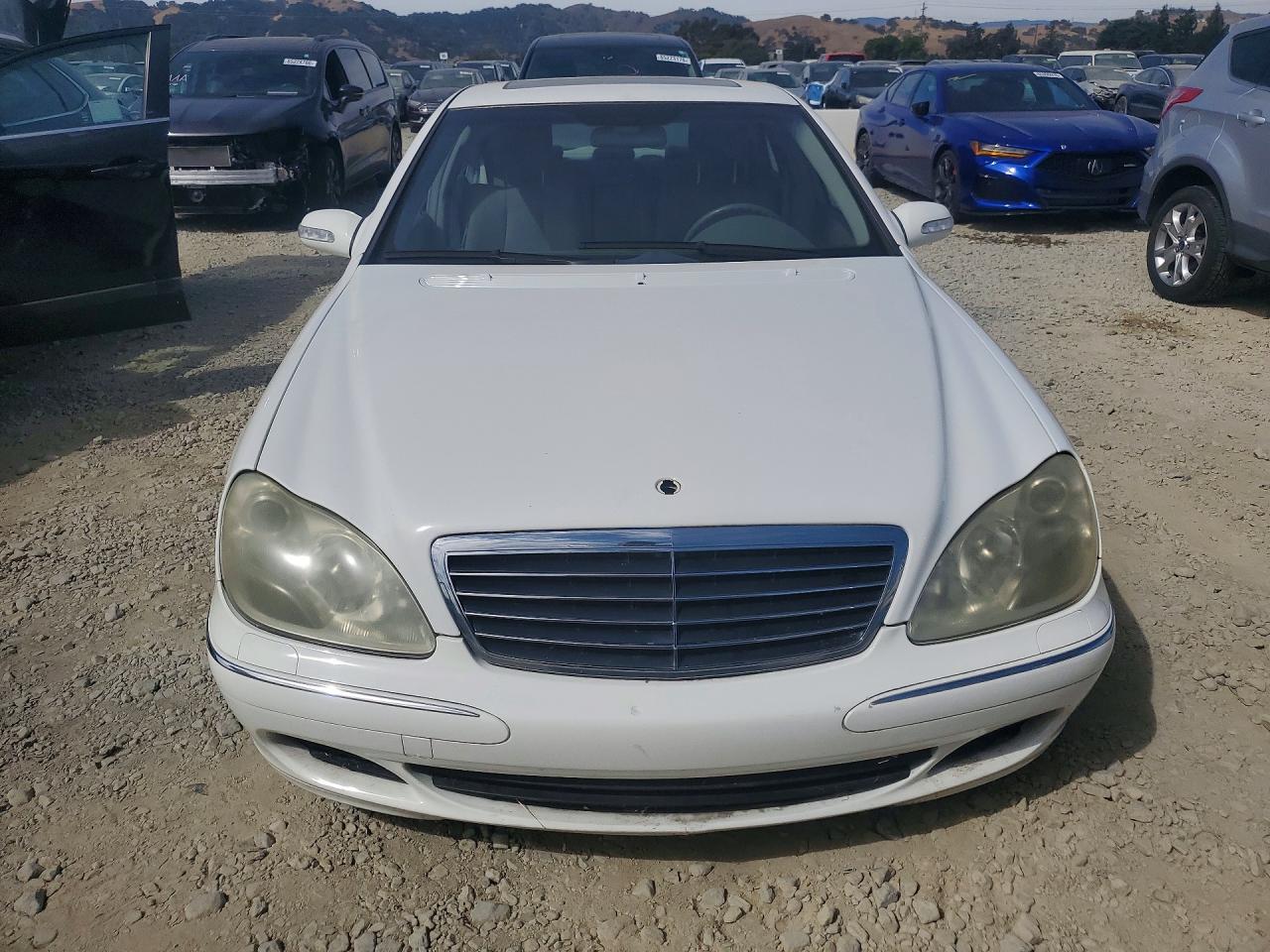 2003 Mercedes-benz S 430 White vin: WDBNG70J83A364327
