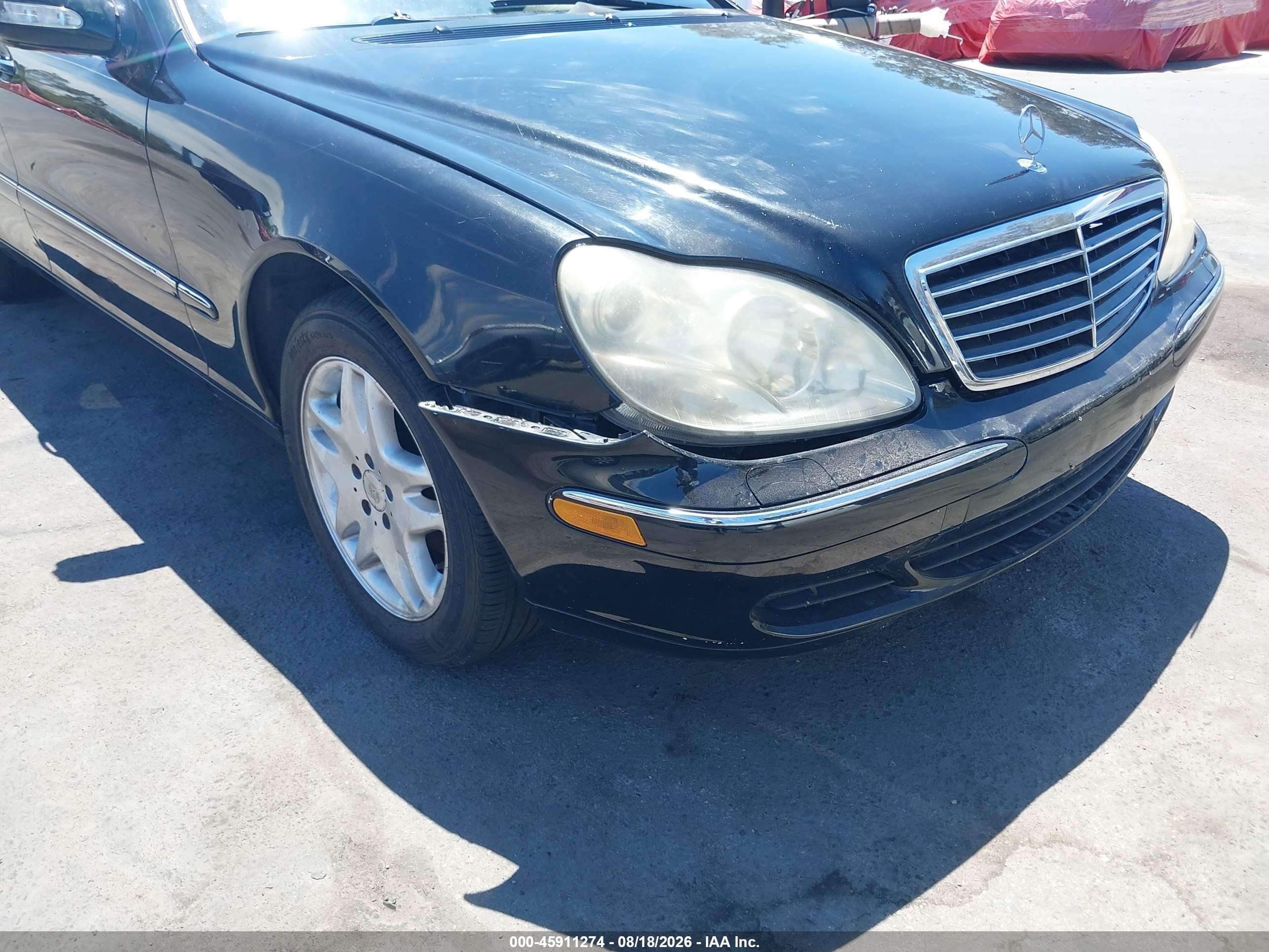 2003 Mercedes-benz S 430 Черный vin: WDBNG70J83A368586