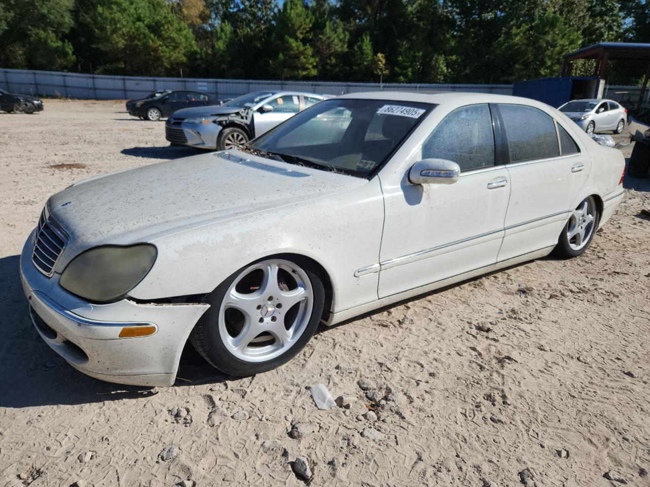 2004 Mercedes-benz S 430 Белый vin: WDBNG70J84A413723