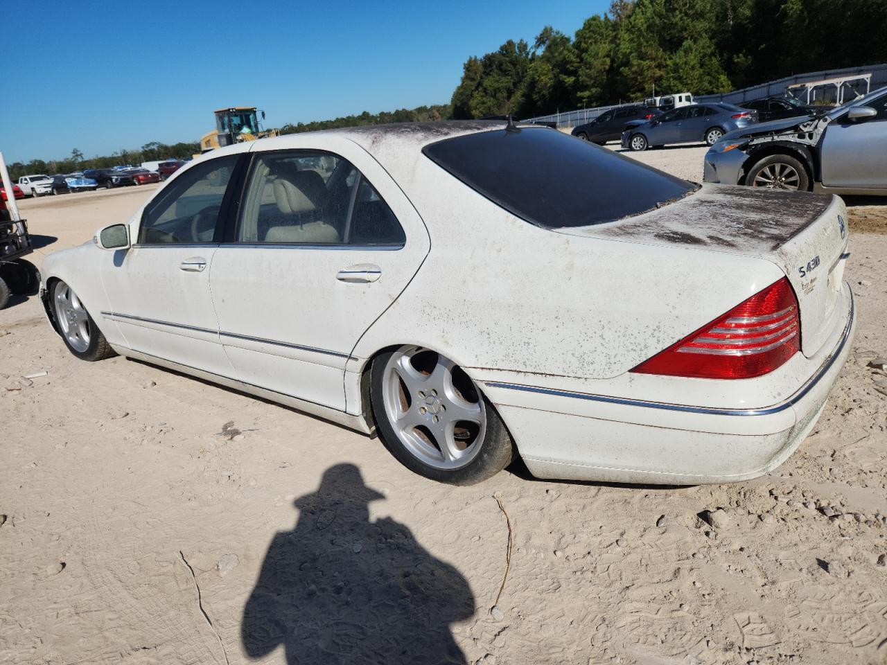 2004 Mercedes-benz S 430 White vin: WDBNG70J84A413723
