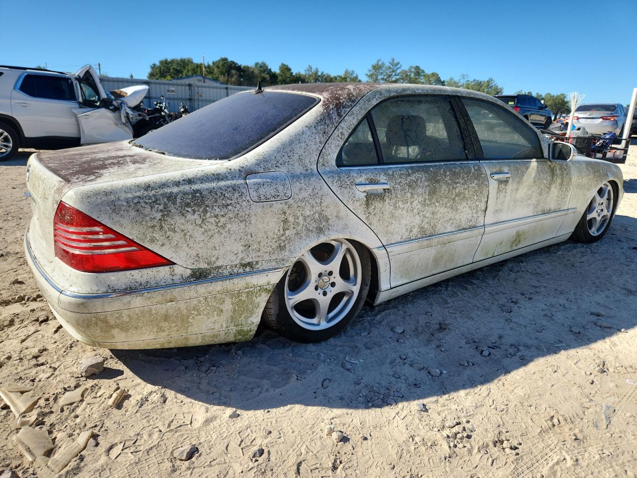 2004 Mercedes-benz S 430 White vin: WDBNG70J84A413723