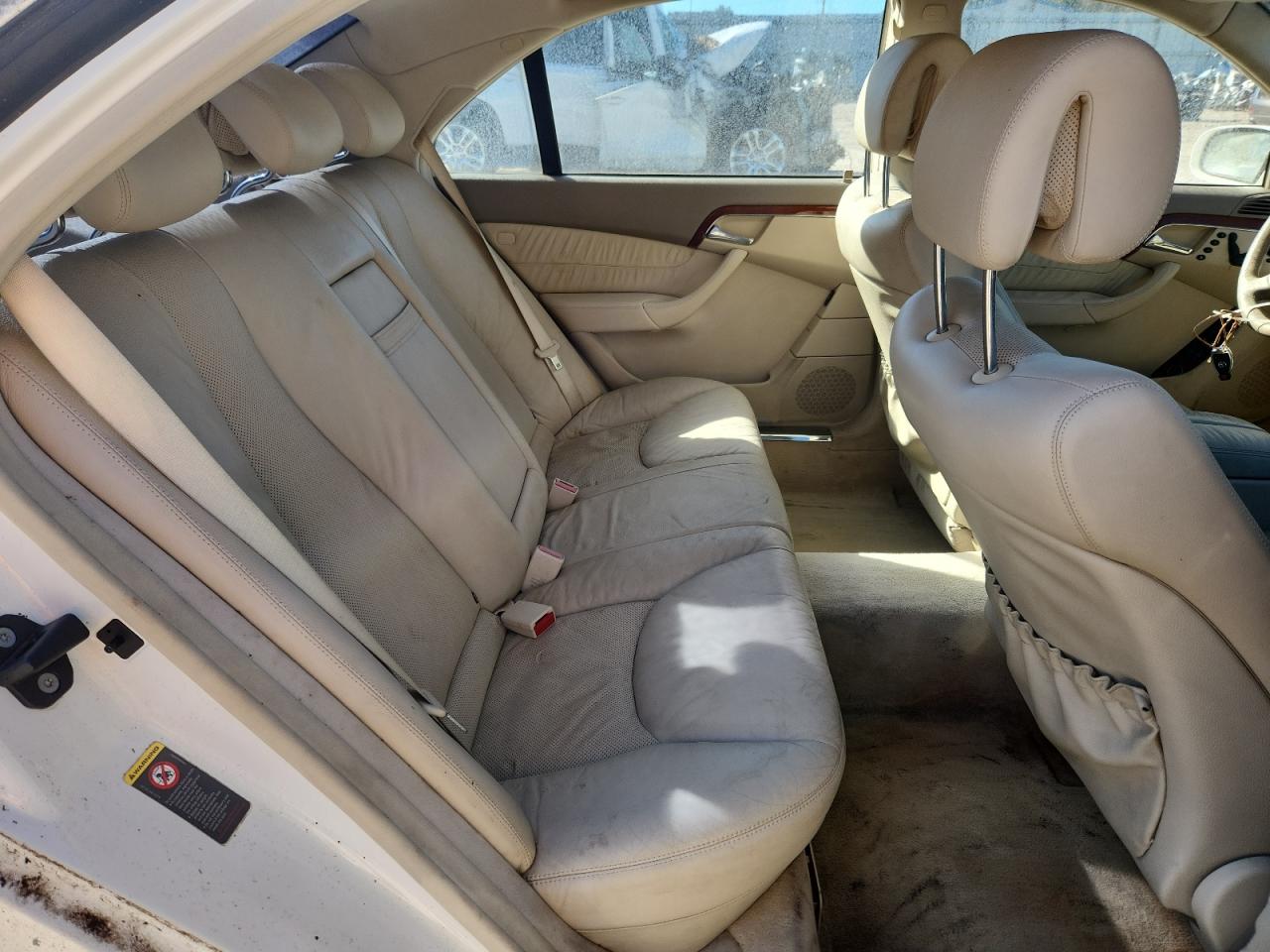 2004 Mercedes-benz S 430 White vin: WDBNG70J84A413723