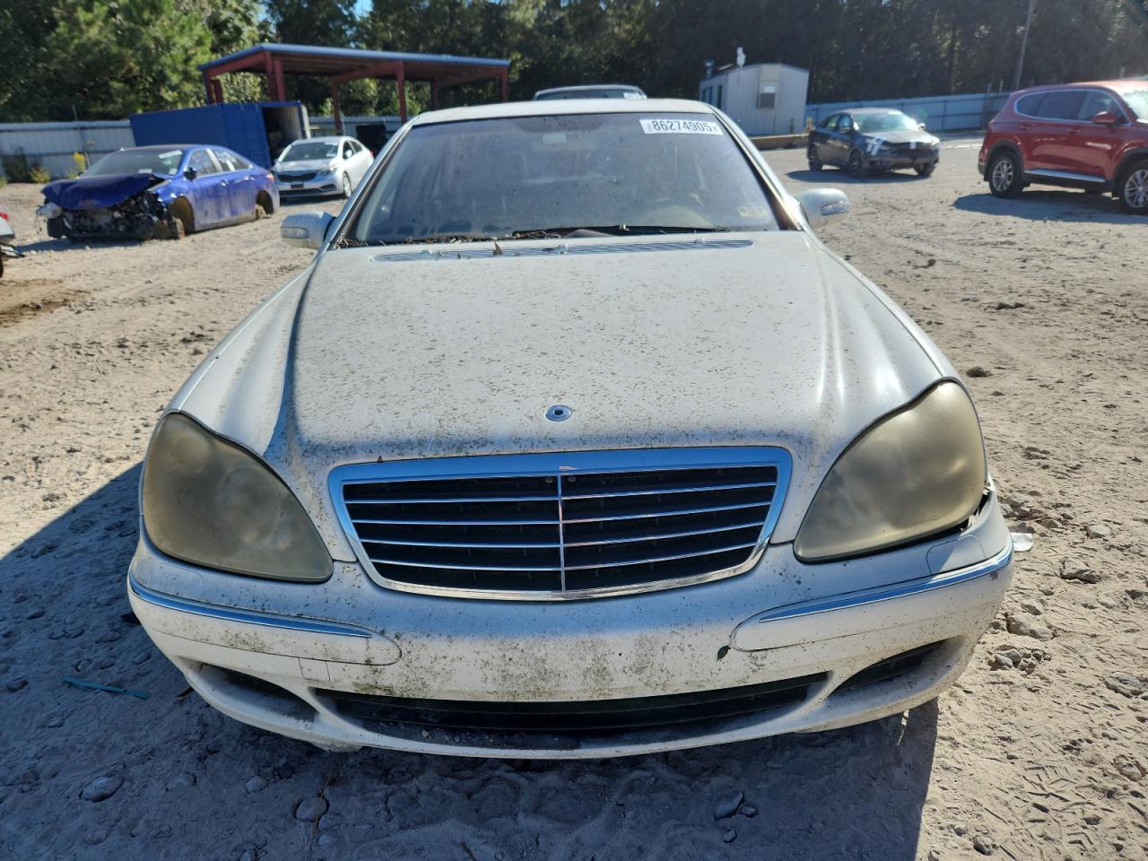 2004 Mercedes-benz S 430 White vin: WDBNG70J84A413723