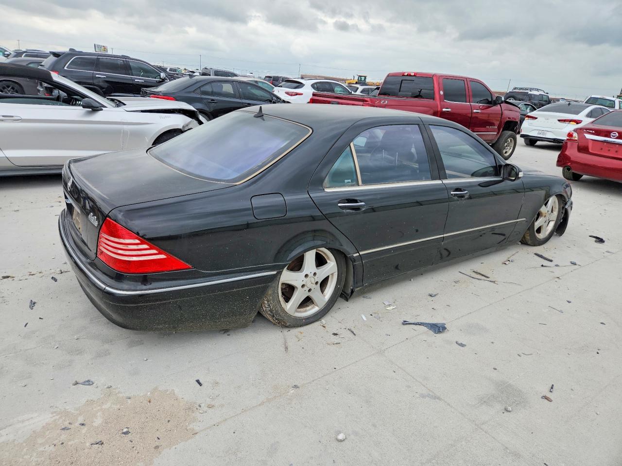 2004 Mercedes Benz S 430 Black vin: WDBNG70J84A422664