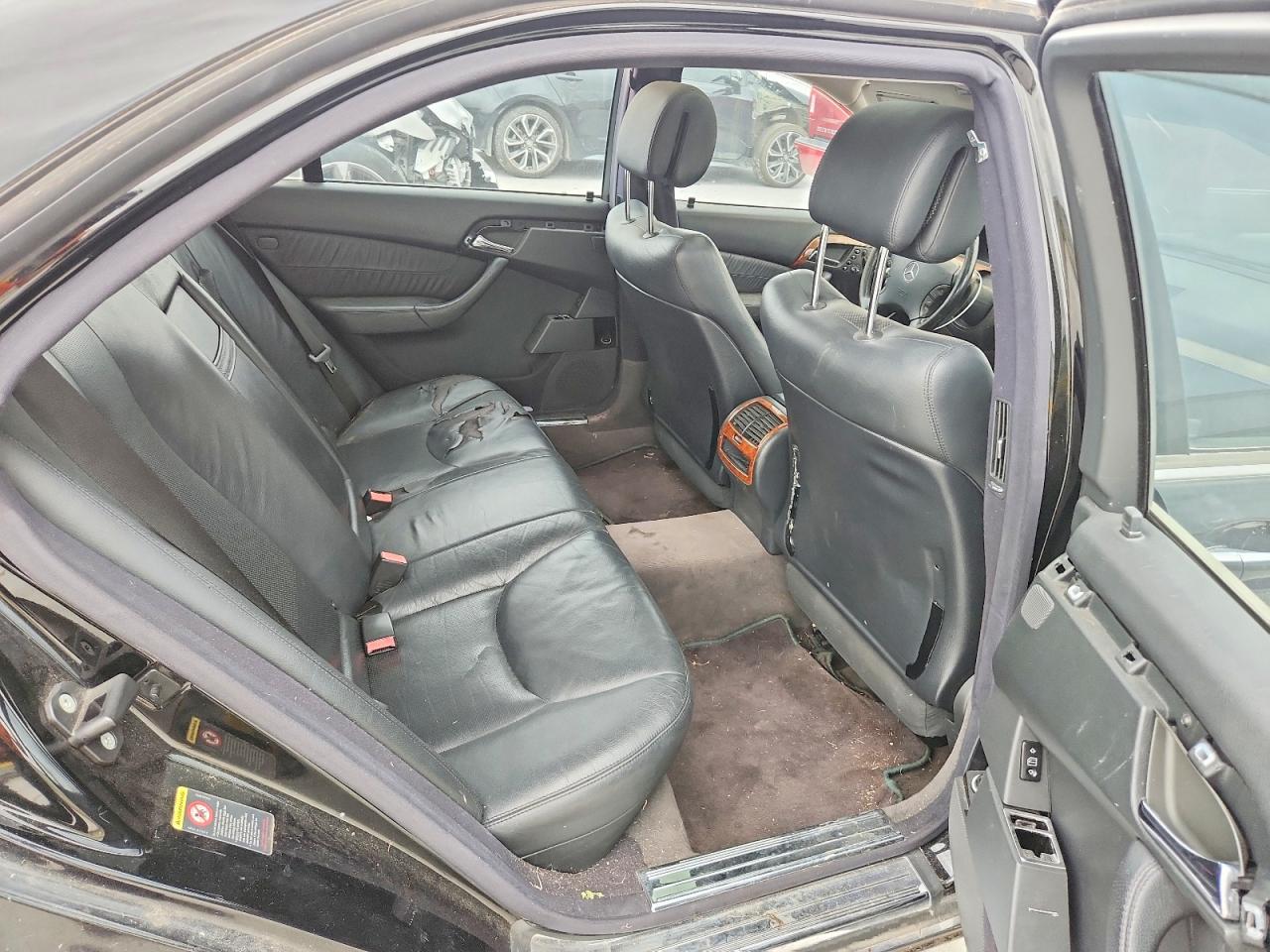 2004 Mercedes Benz S 430 Black vin: WDBNG70J84A422664