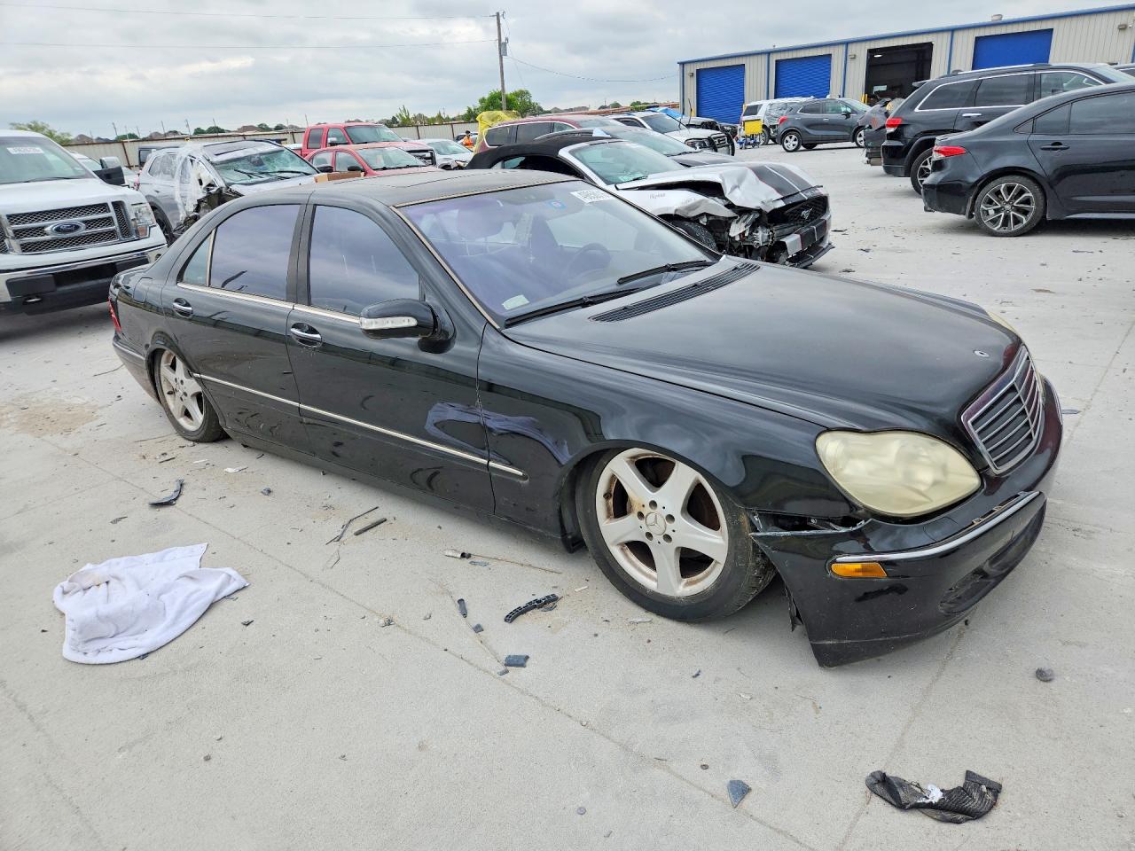 2004 Mercedes Benz S 430 Black vin: WDBNG70J84A422664