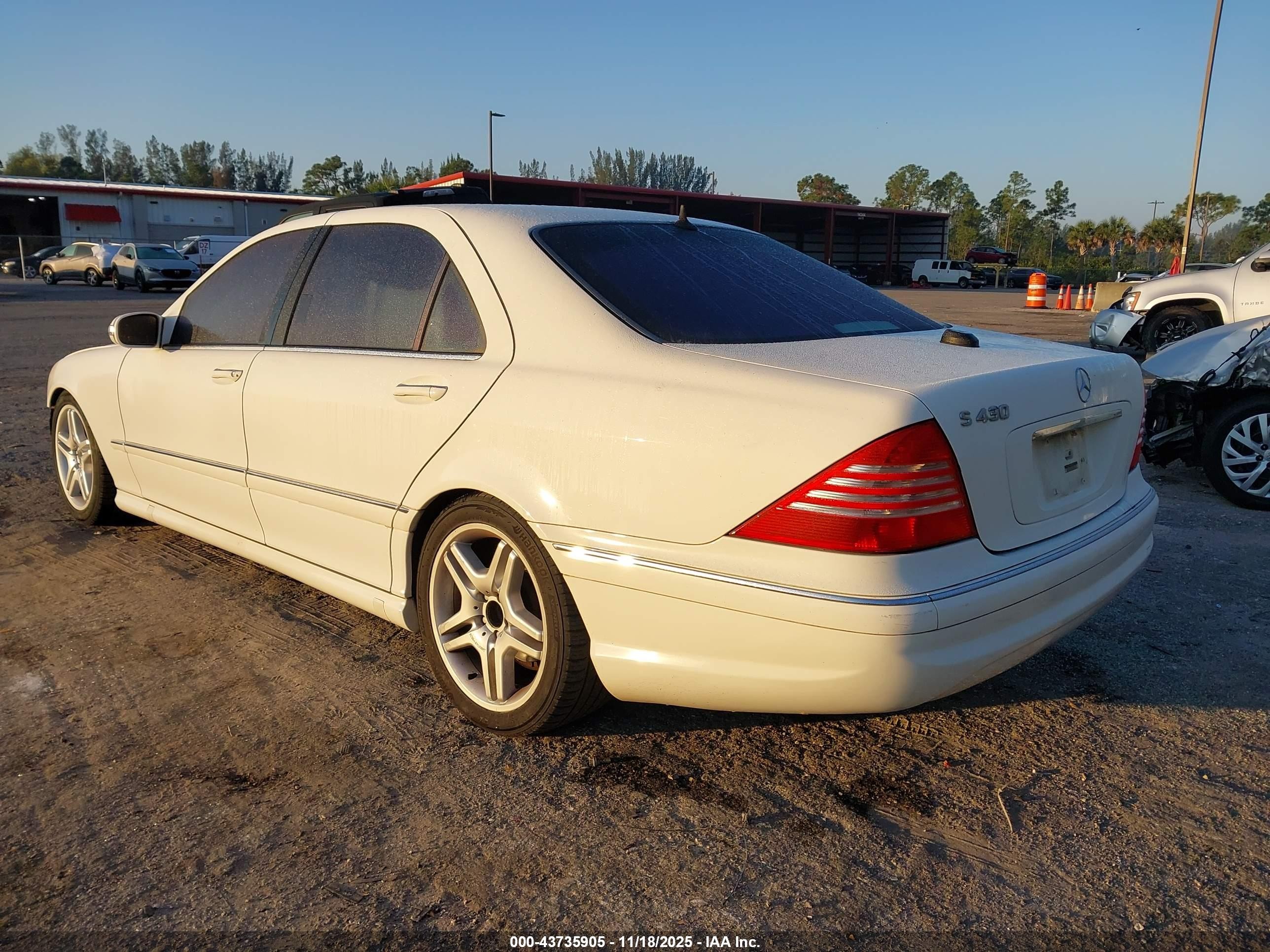 2006 Mercedes-benz S 430   Белый vin: WDBNG70J86A463976