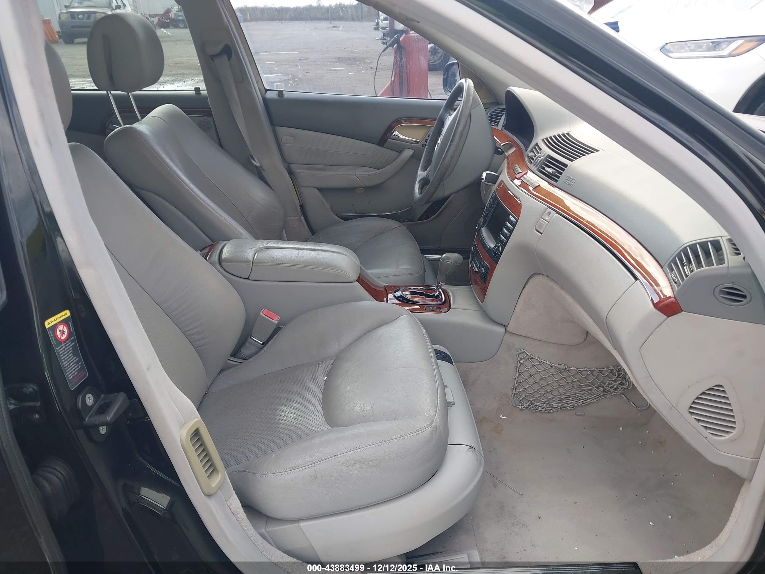 2006 Mercedes-benz S 430   Черный vin: WDBNG70J86A483659