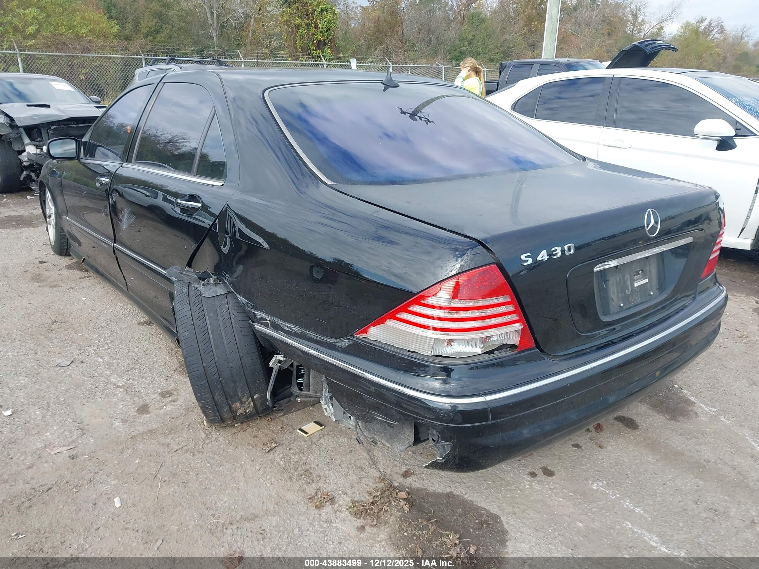 2006 Mercedes-benz S 430   Черный vin: WDBNG70J86A483659