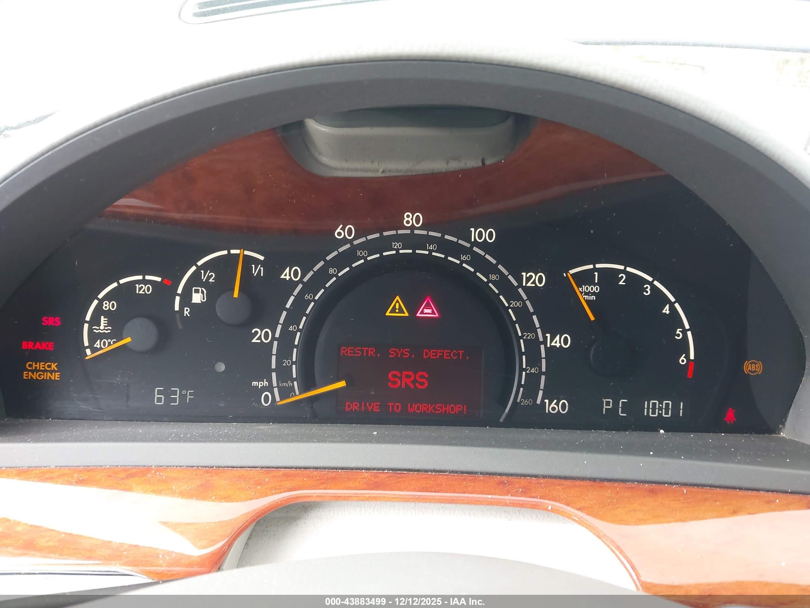 2006 Mercedes-benz S 430   Черный vin: WDBNG70J86A483659