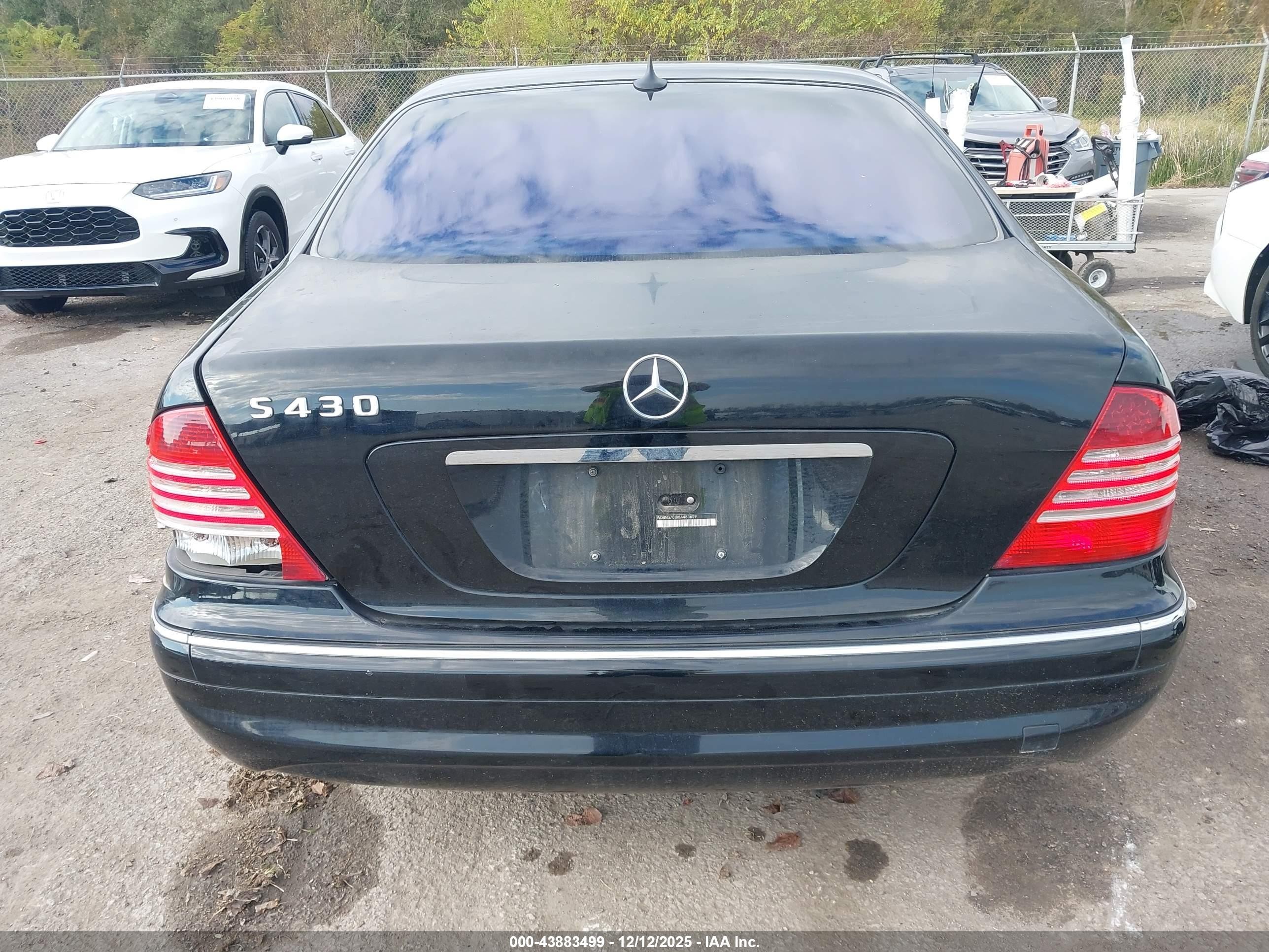 2006 Mercedes-benz S 430   Черный vin: WDBNG70J86A483659