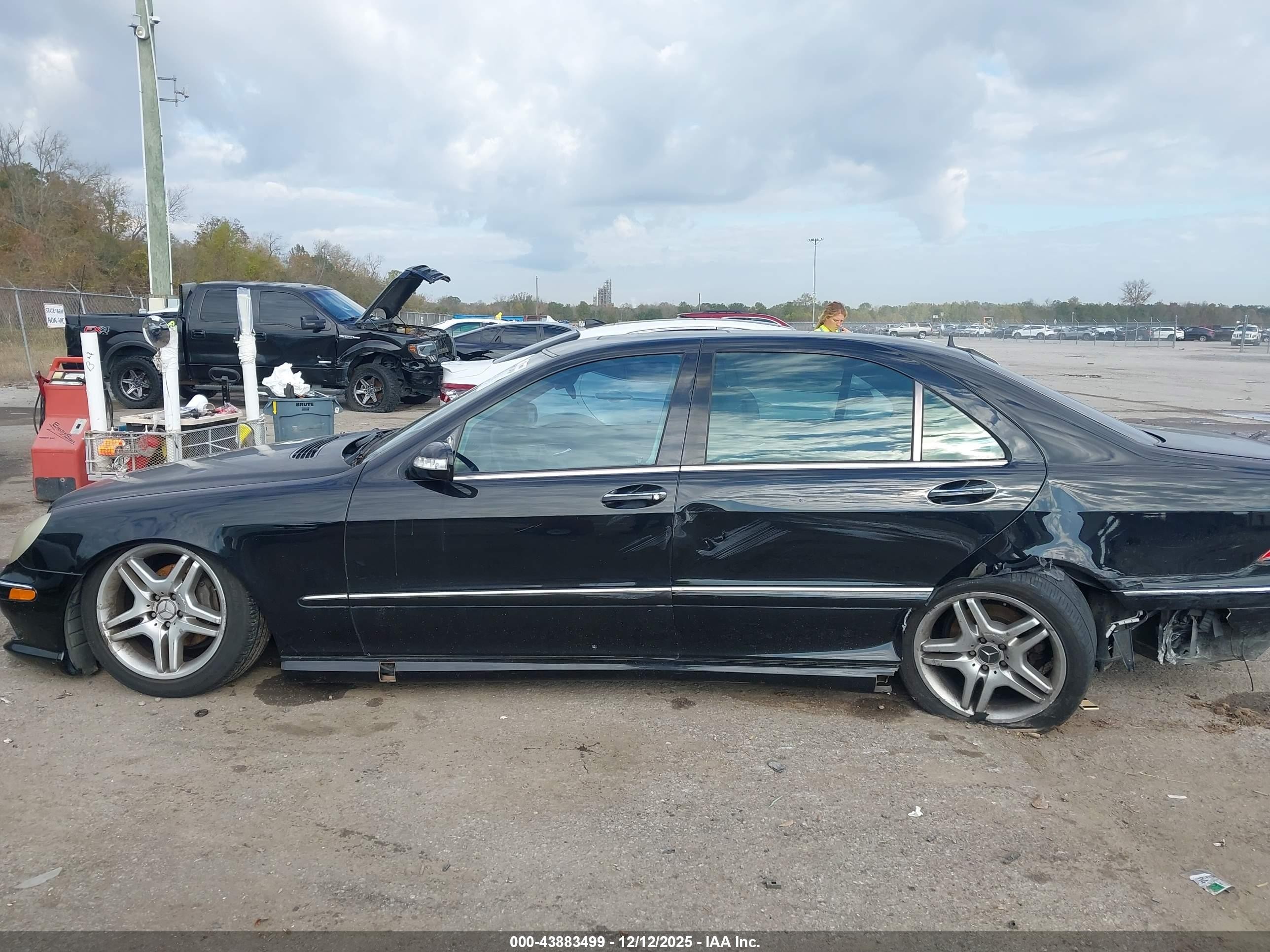 2006 Mercedes-benz S 430   Черный vin: WDBNG70J86A483659