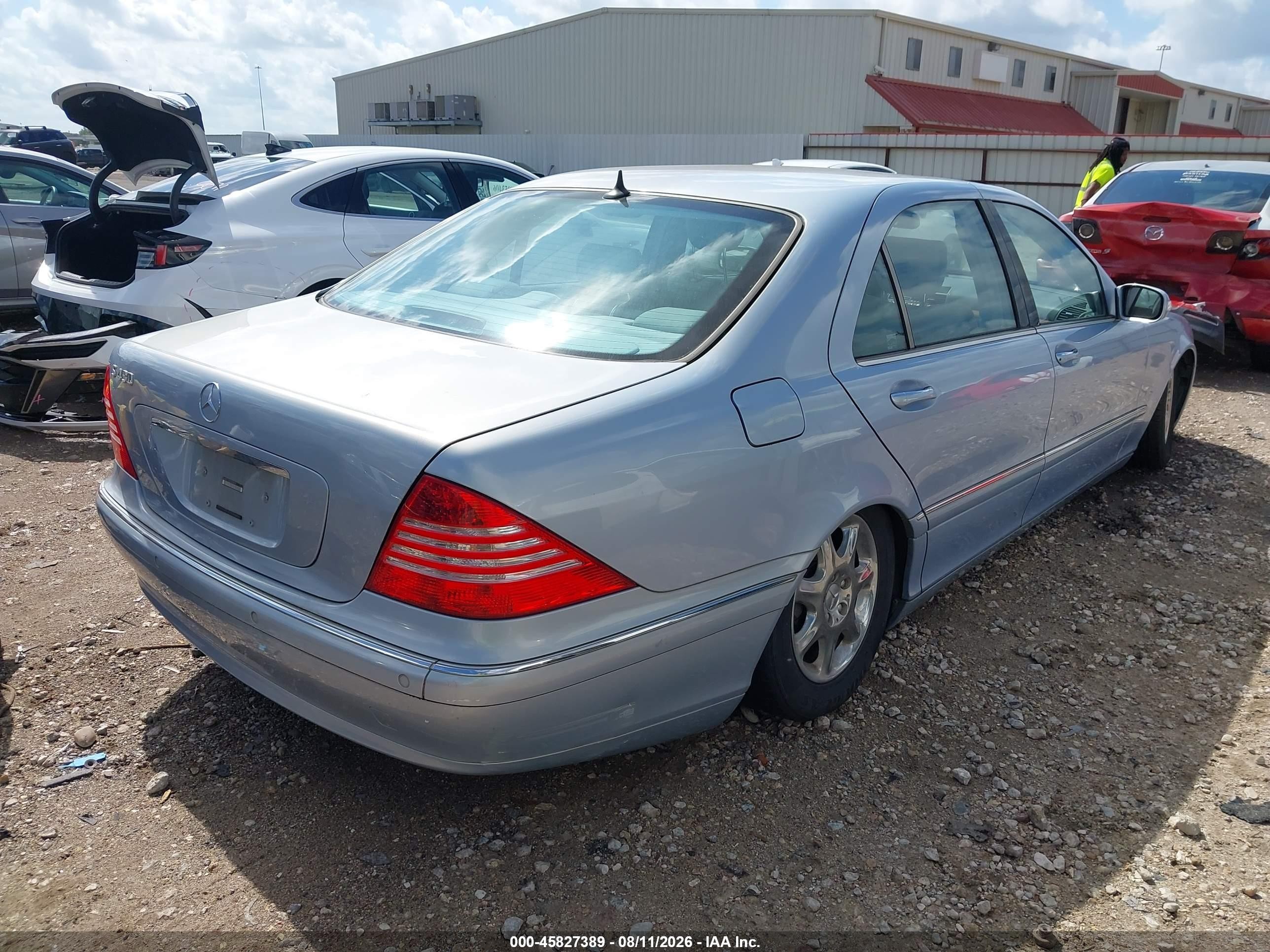 2000 Mercedes-benz S 430   Blue vin: WDBNG70J8YA088819