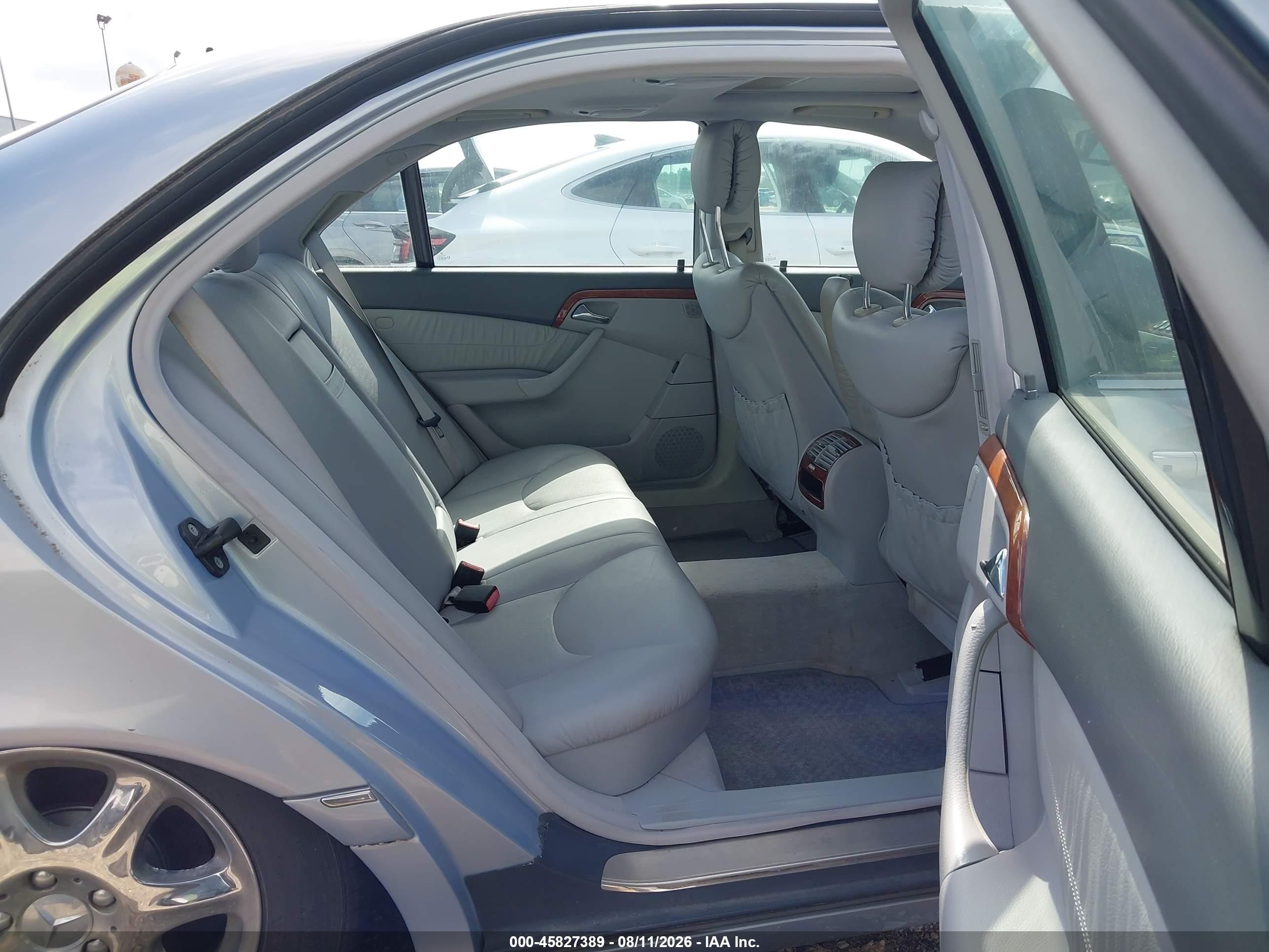 2000 Mercedes-benz S 430   Blue vin: WDBNG70J8YA088819