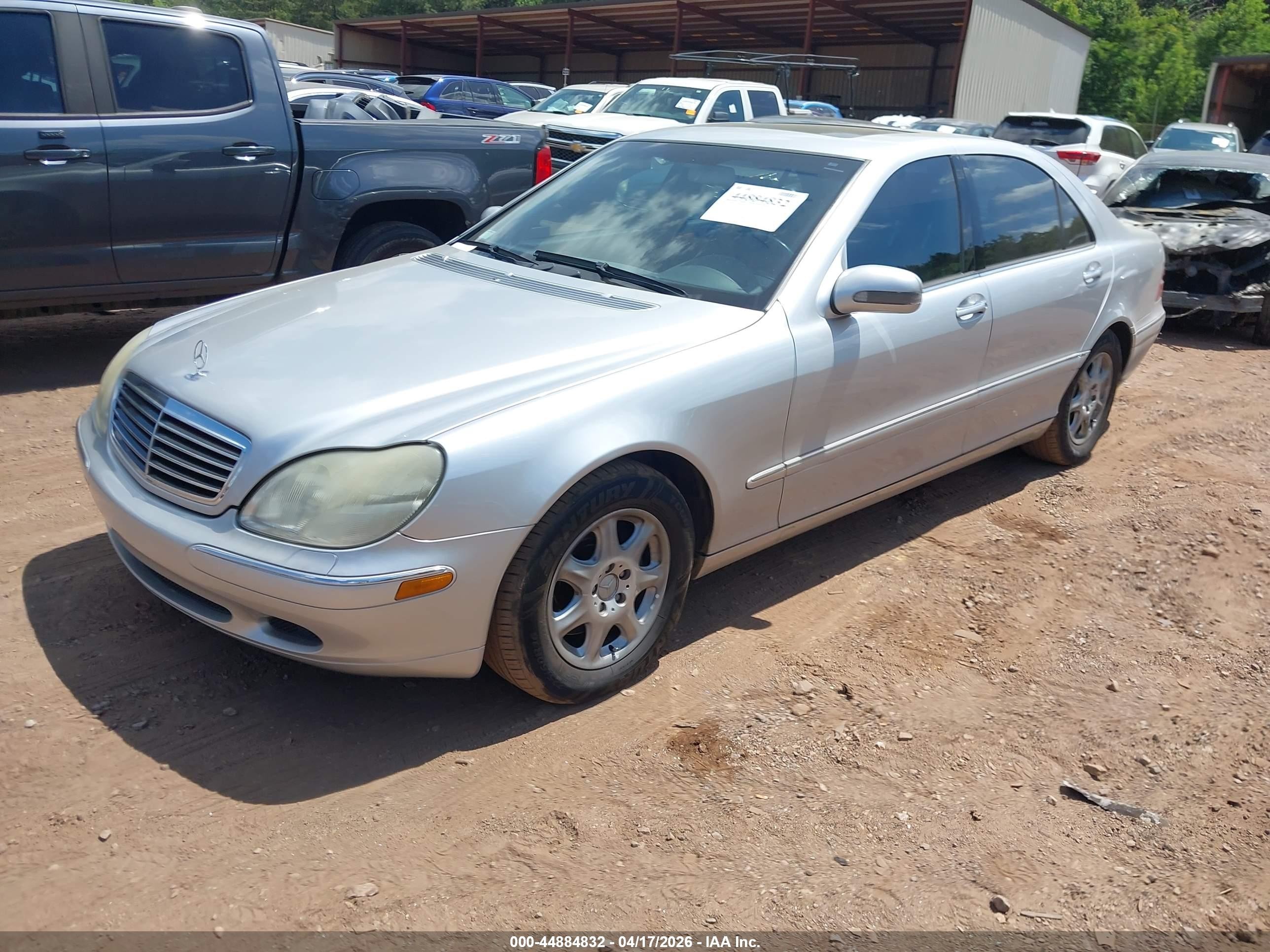2000 Mercedes-benz S 430   Silver vin: WDBNG70J8YA119082
