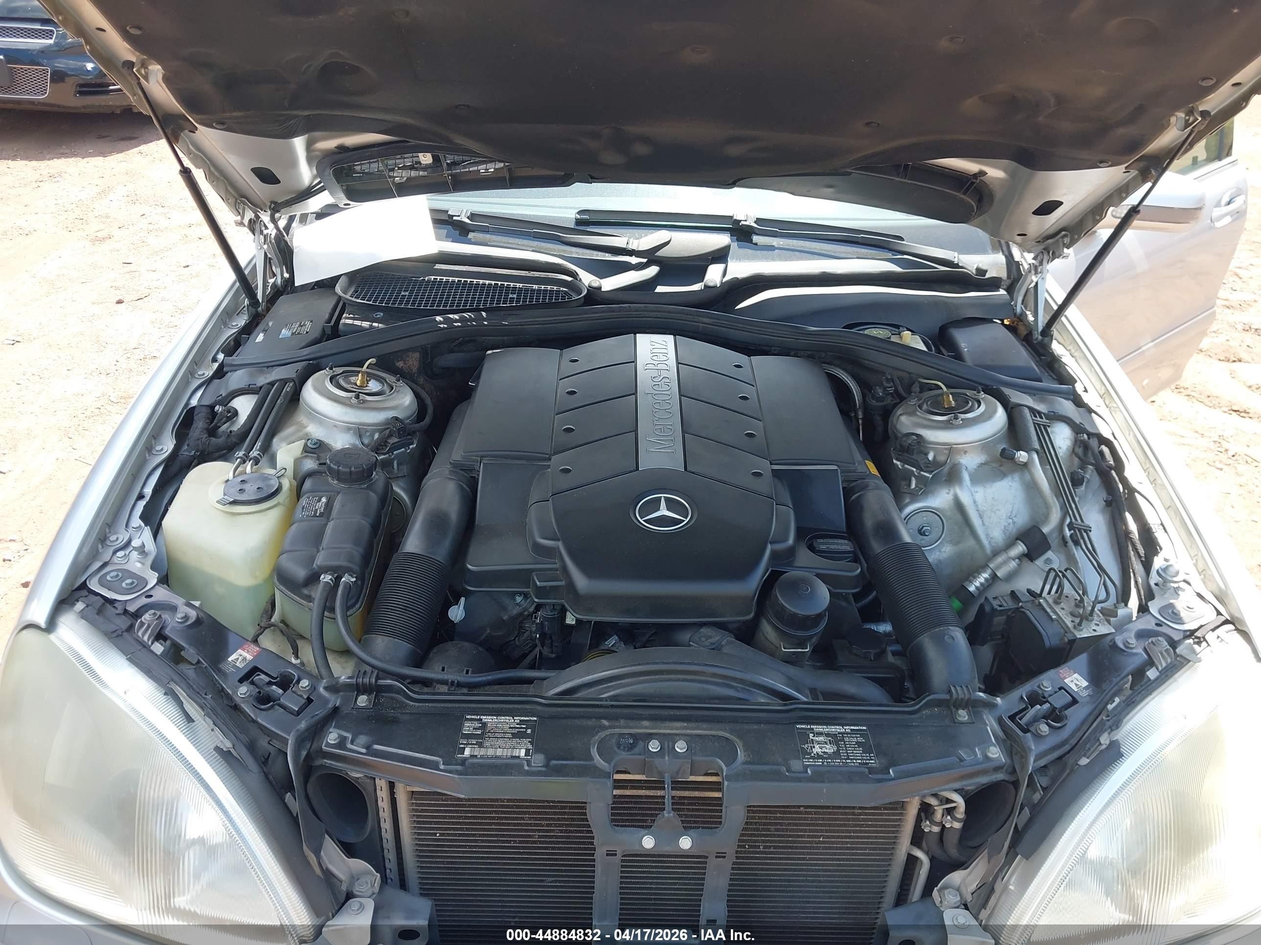 2000 Mercedes-benz S 430   Silver vin: WDBNG70J8YA119082