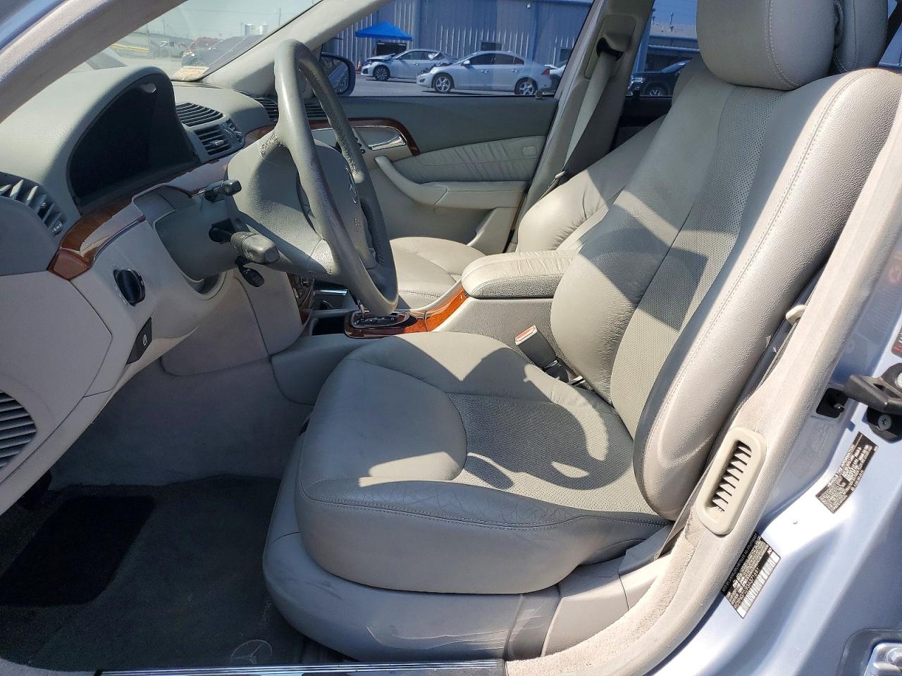 2003 Mercedes-benz S 430 Blue vin: WDBNG70J93A371691