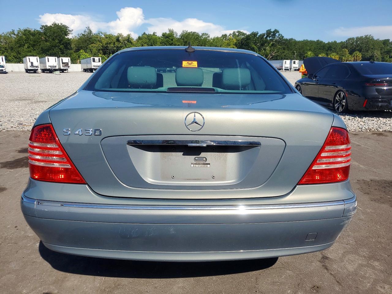 2004 Mercedes-benz S 430 Blue vin: WDBNG70J94A403721