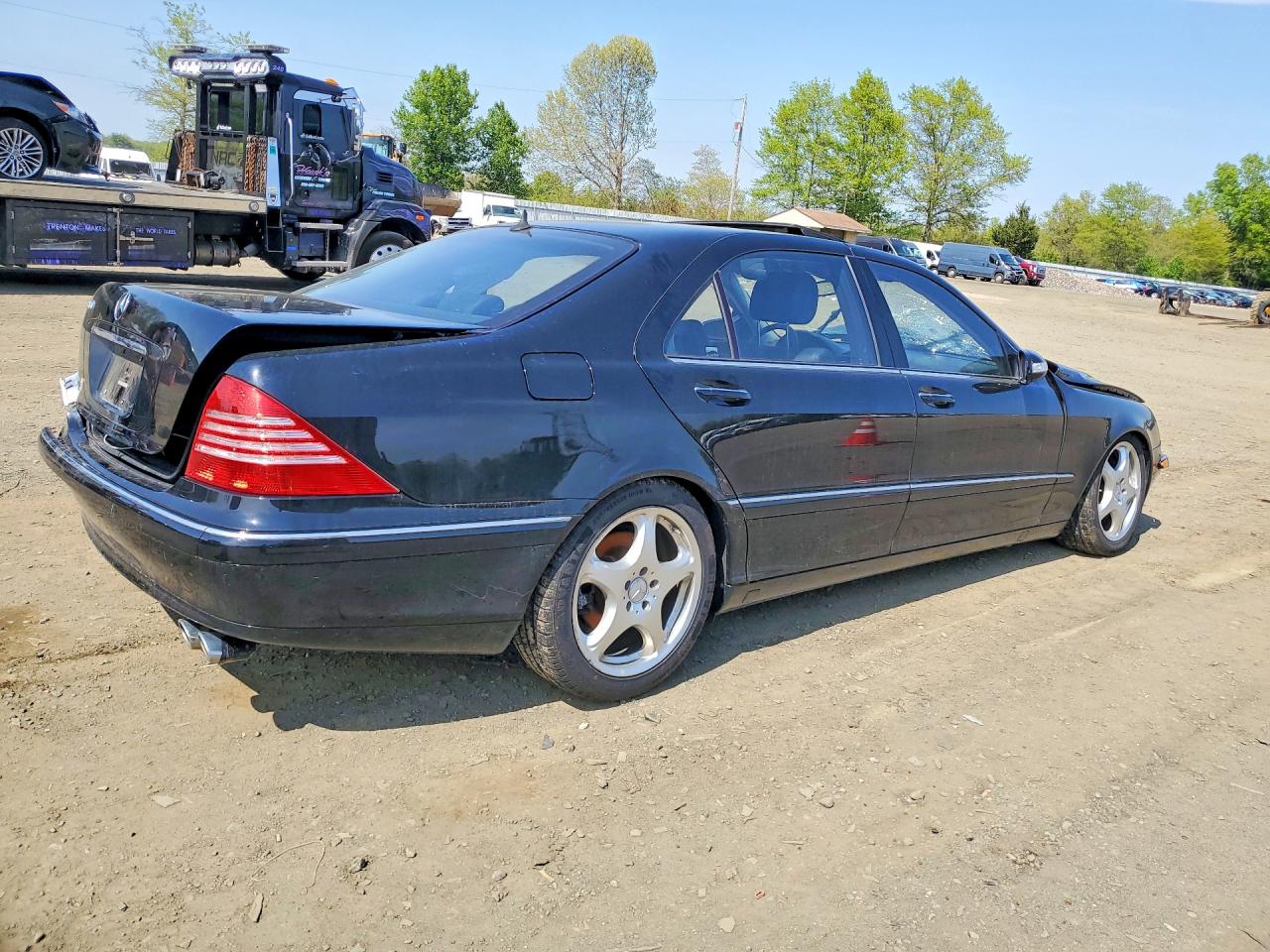 2004 Mercedes-benz S 430 Black vin: WDBNG70J94A405601