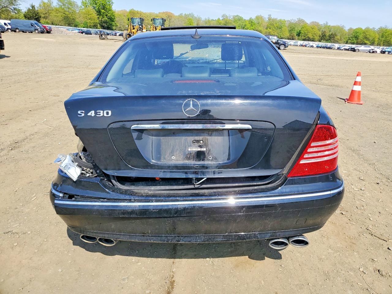 2004 Mercedes-benz S 430 Black vin: WDBNG70J94A405601