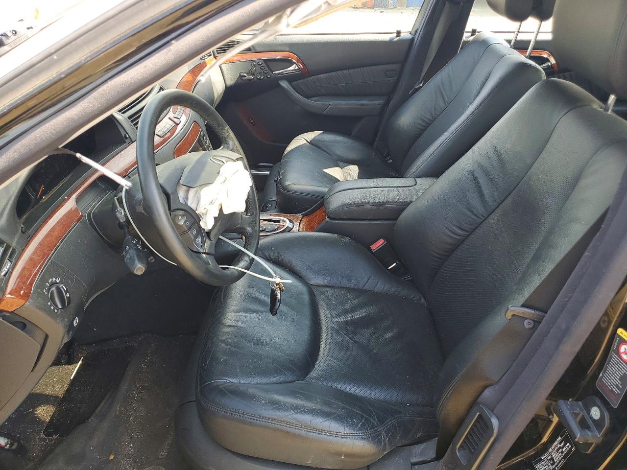 2004 Mercedes-benz S 430 Black vin: WDBNG70J94A405601