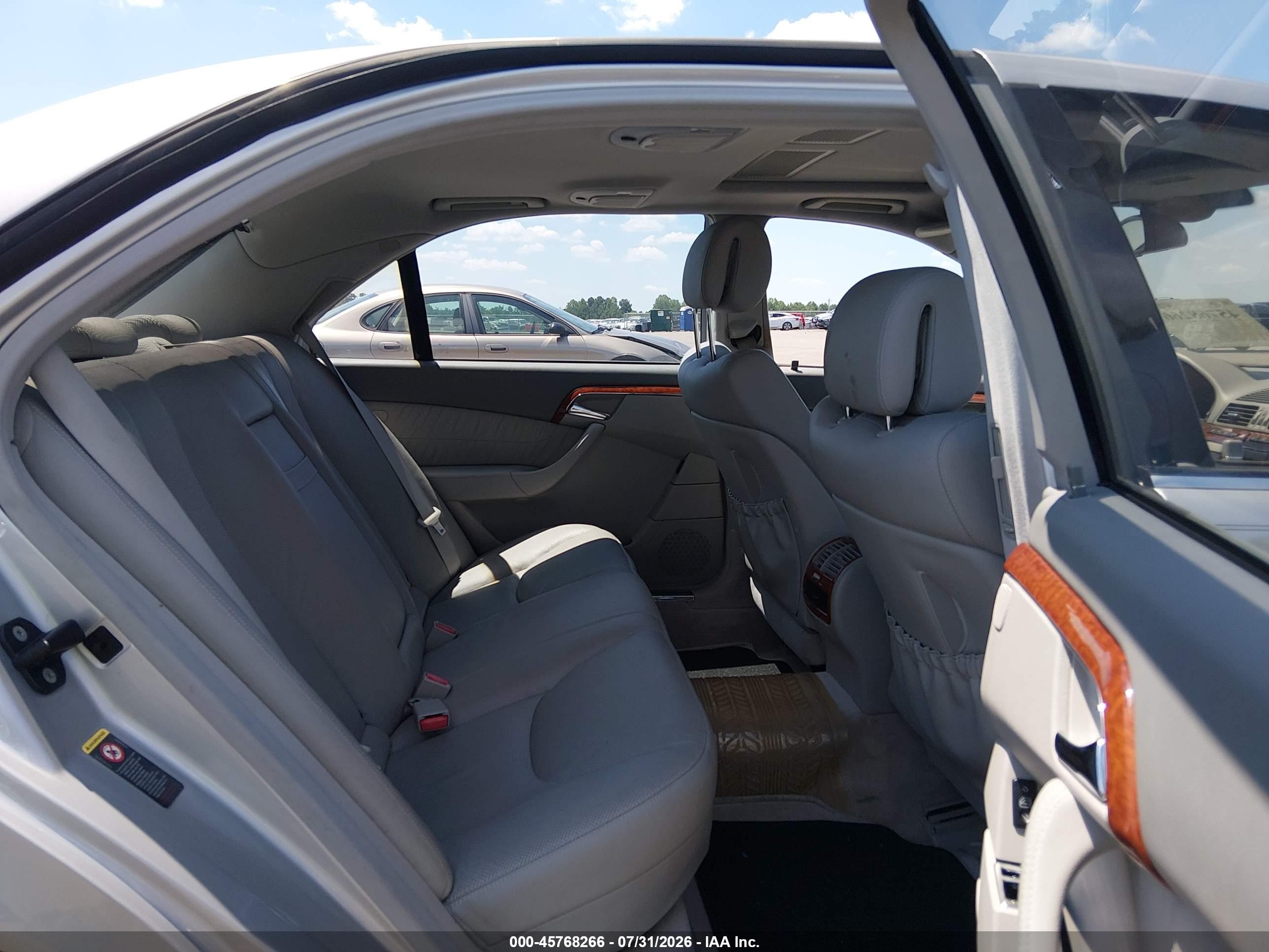 2006 Mercedes-benz S 430   Silver vin: WDBNG70J96A471701