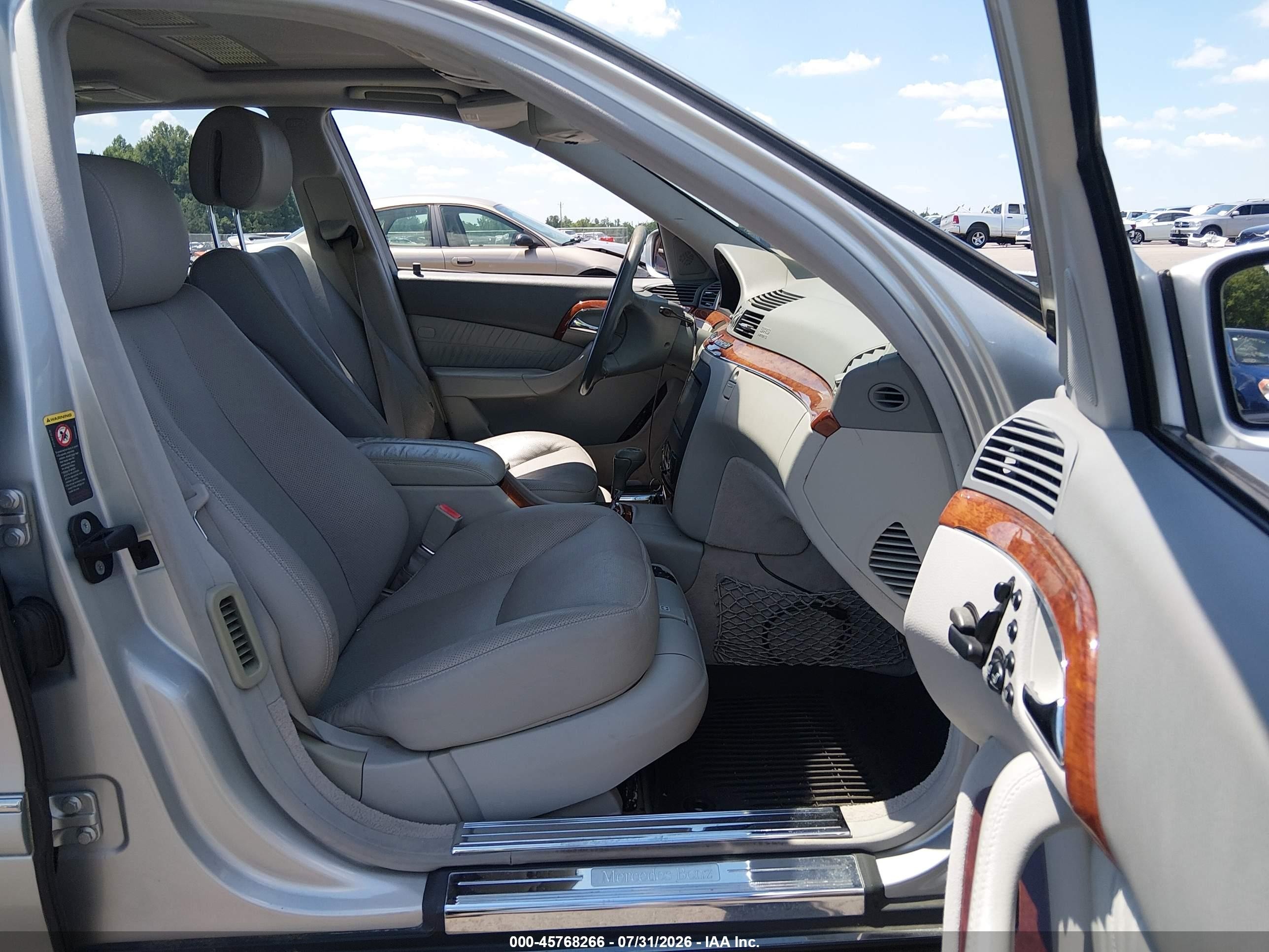 2006 Mercedes-benz S 430   Silver vin: WDBNG70J96A471701