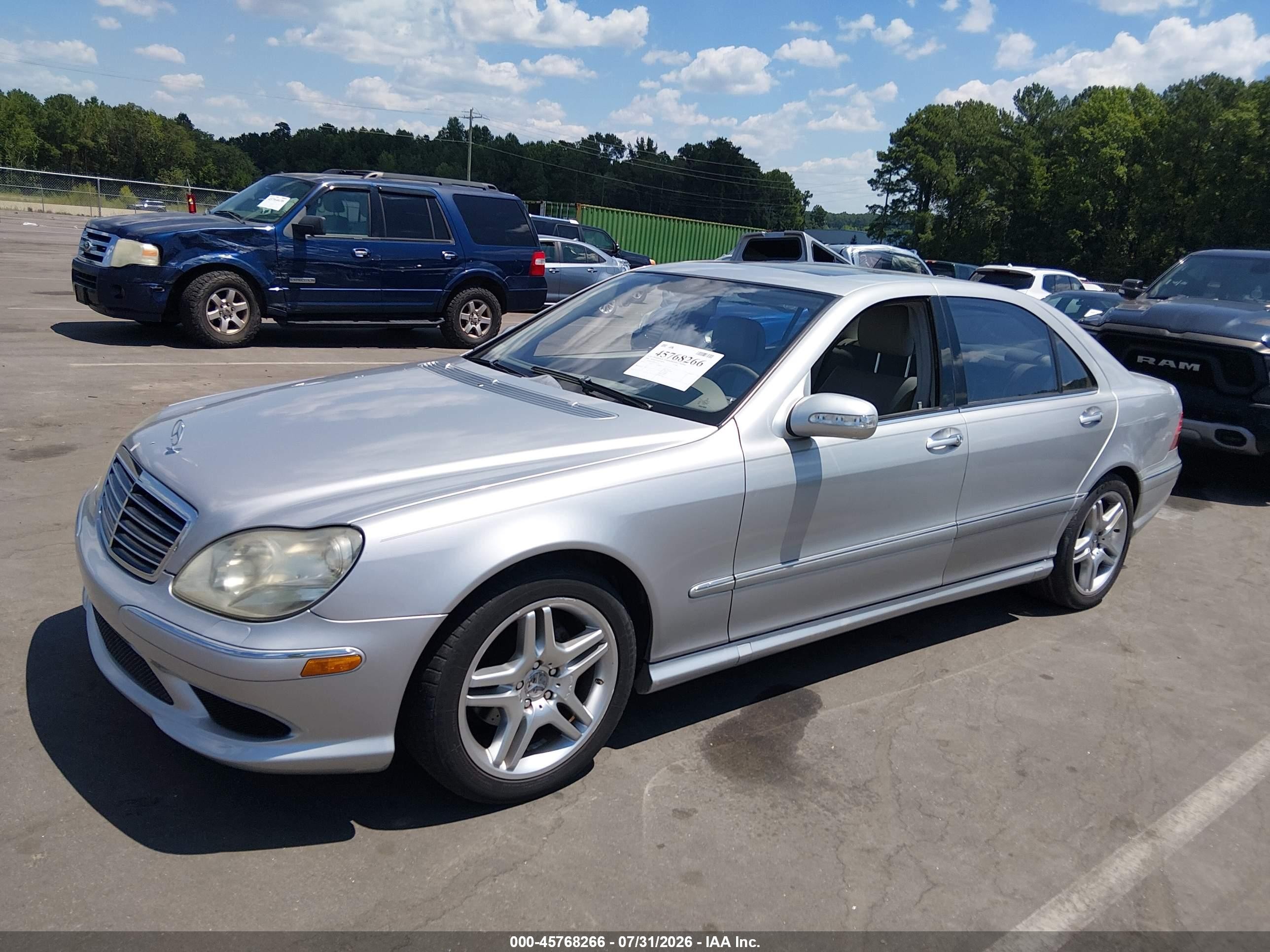 2006 Mercedes-benz S 430   Silver vin: WDBNG70J96A471701