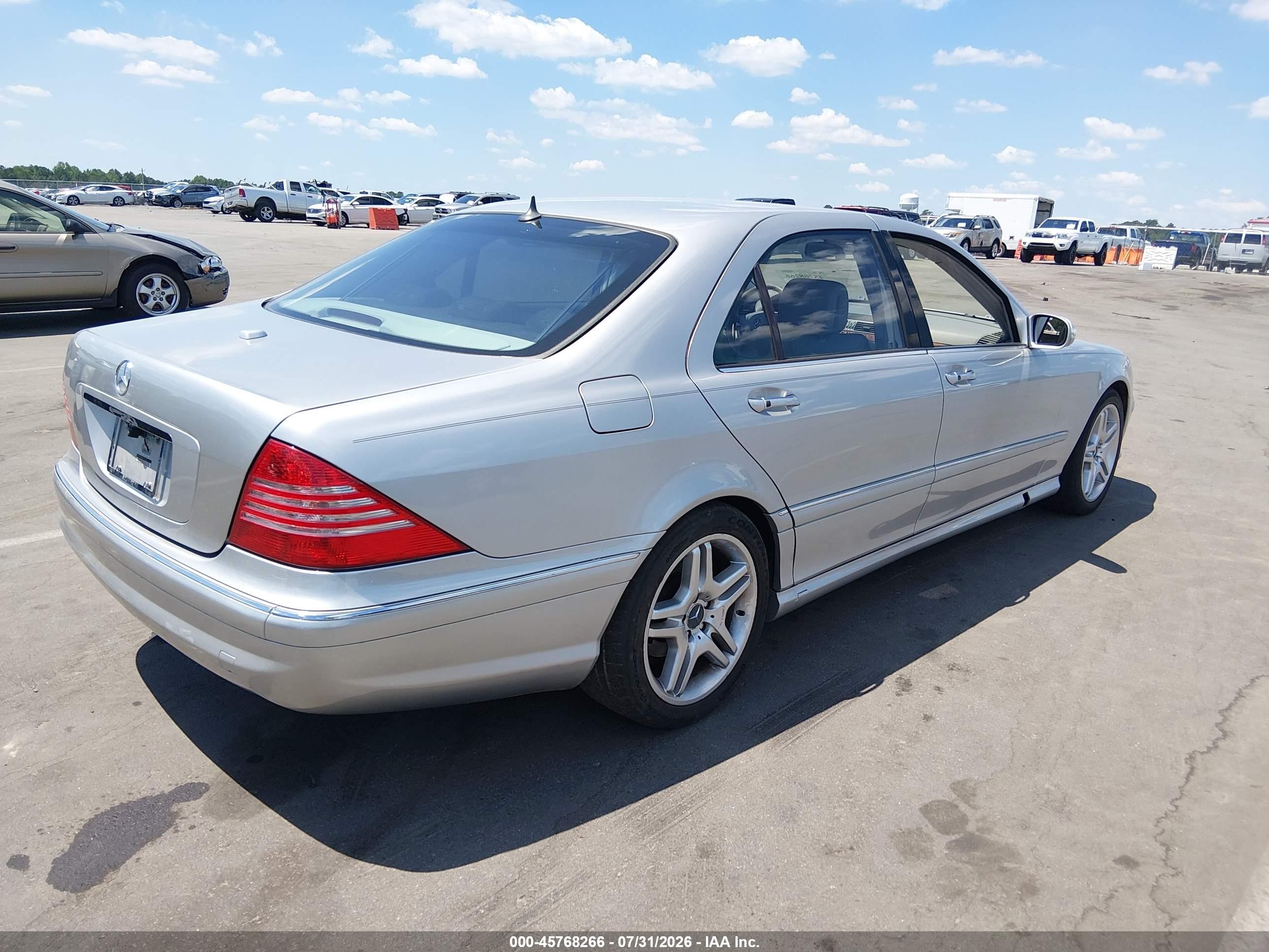 2006 Mercedes-benz S 430   Silver vin: WDBNG70J96A471701