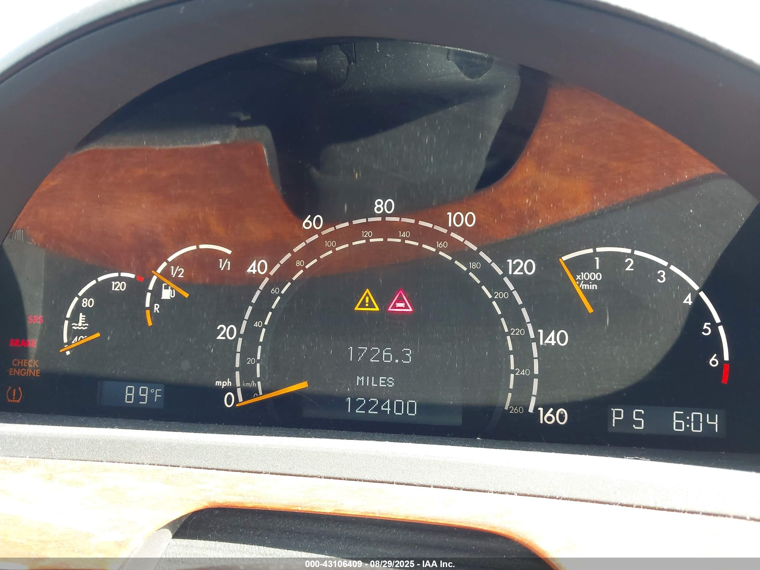 2006 Mercedes-benz S 430   Серебряный vin: WDBNG70J96A474002
