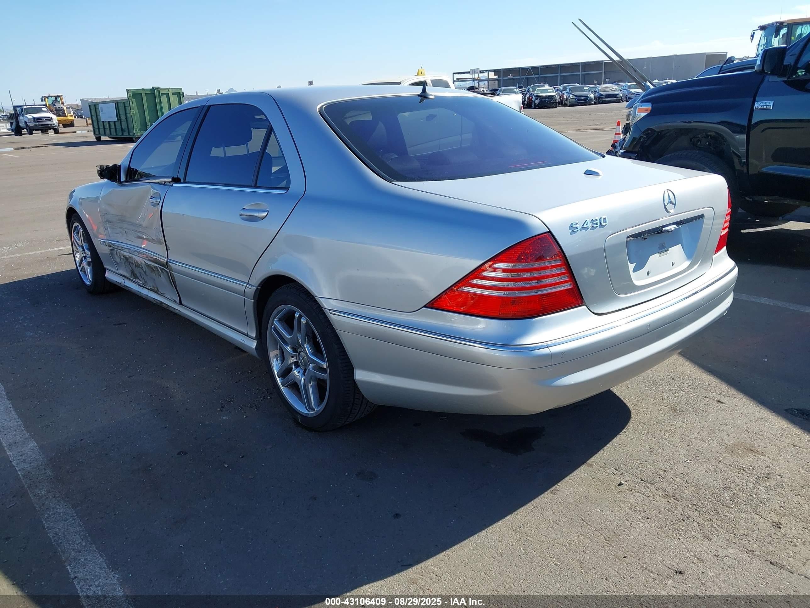 2006 Mercedes-benz S 430   Серебряный vin: WDBNG70J96A474002