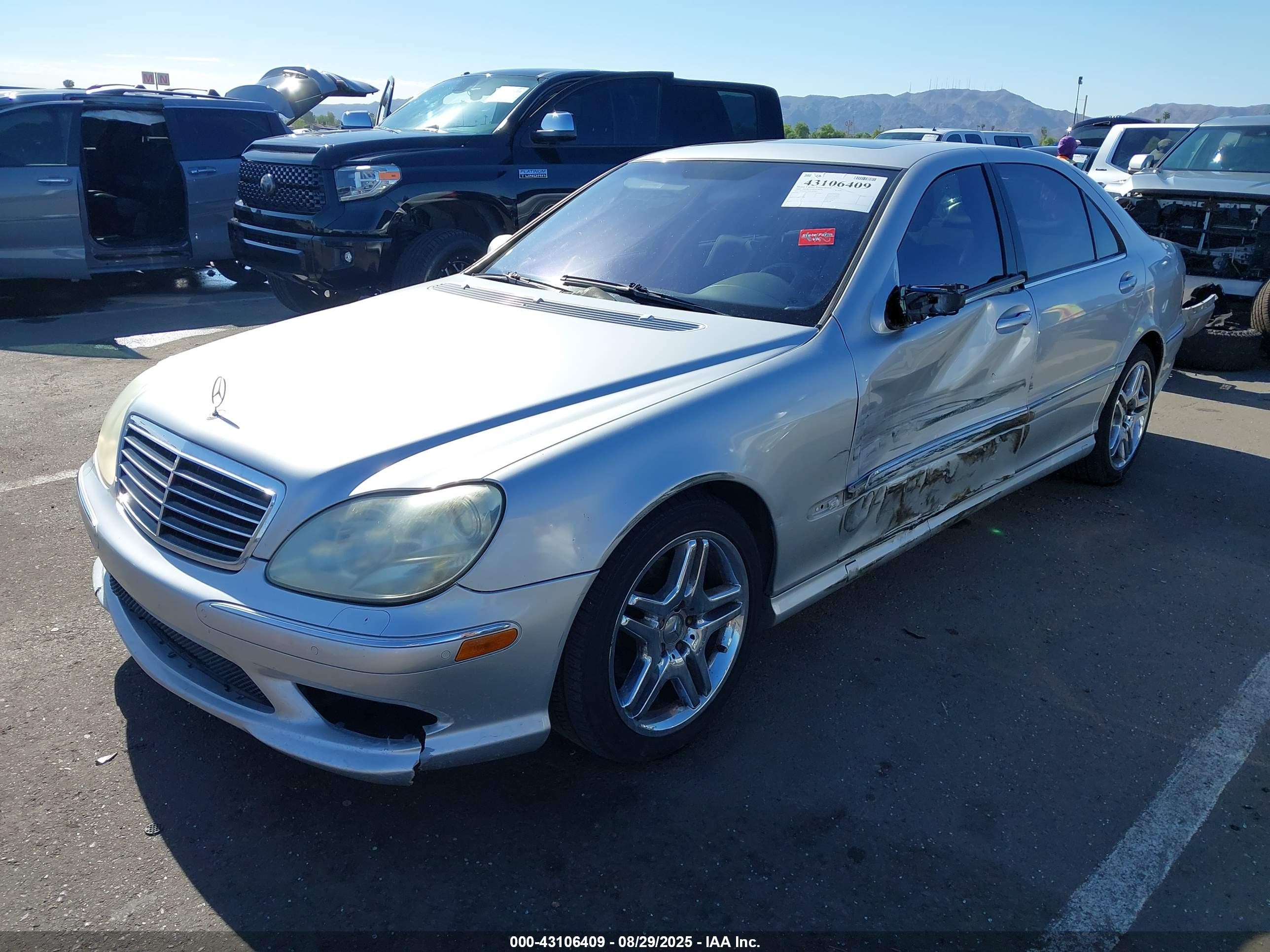 2006 Mercedes-benz S 430   Серебряный vin: WDBNG70J96A474002