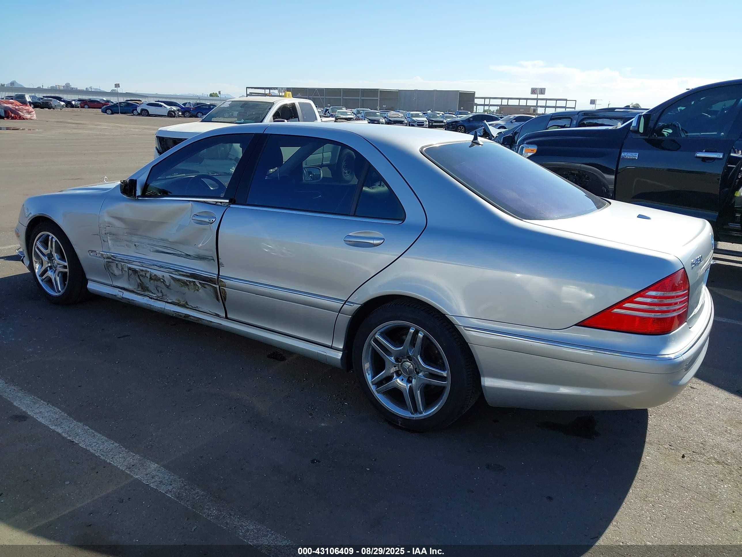 2006 Mercedes-benz S 430   Серебряный vin: WDBNG70J96A474002