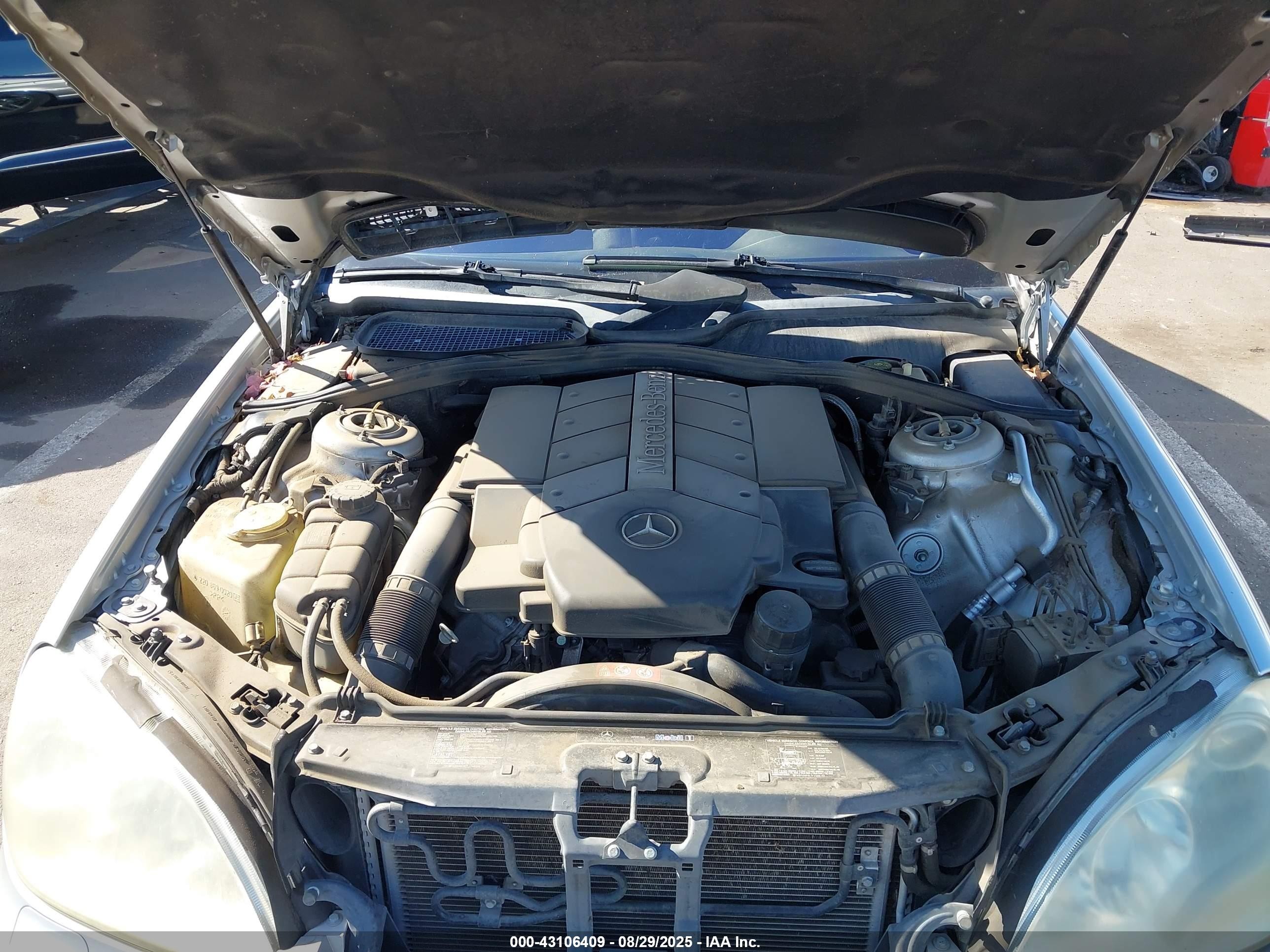 2006 Mercedes-benz S 430   Серебряный vin: WDBNG70J96A474002