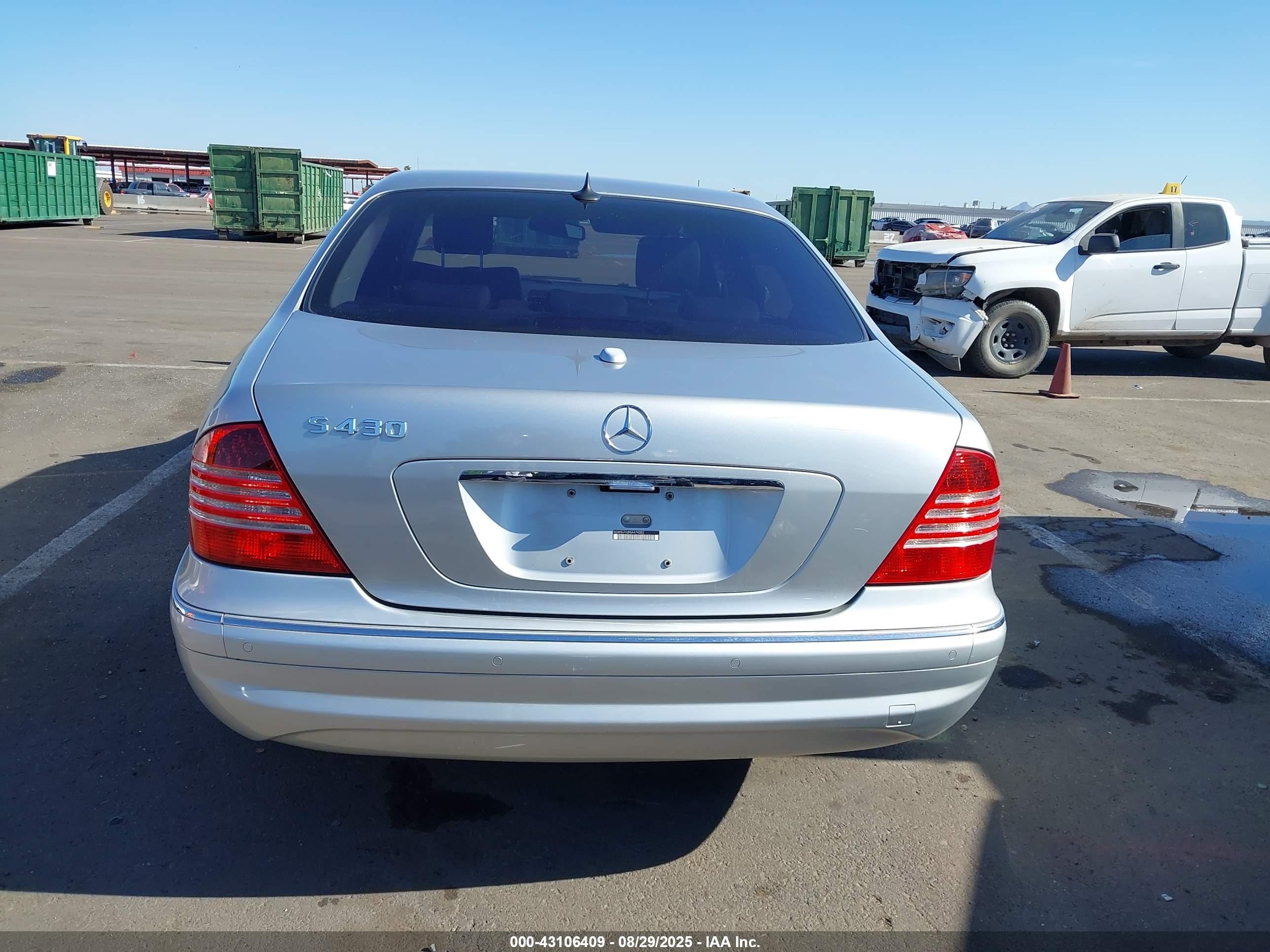 2006 Mercedes-benz S 430   Серебряный vin: WDBNG70J96A474002