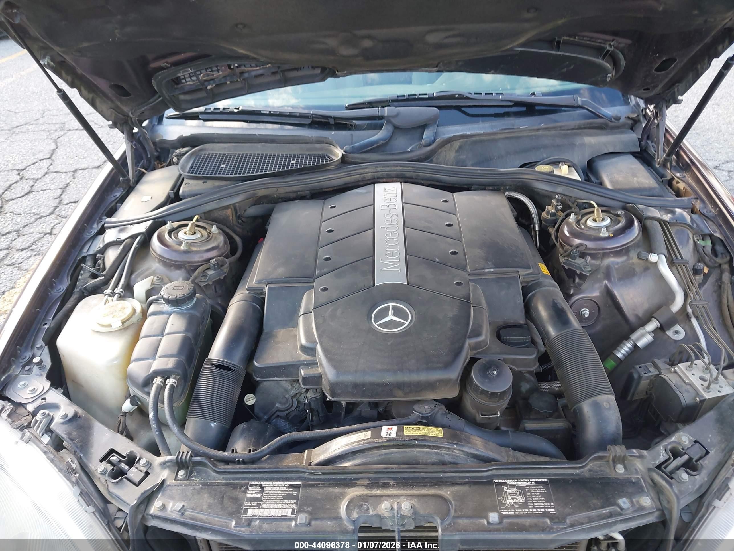 2000 Mercedes-benz S 430   Purple vin: WDBNG70J9YA089445