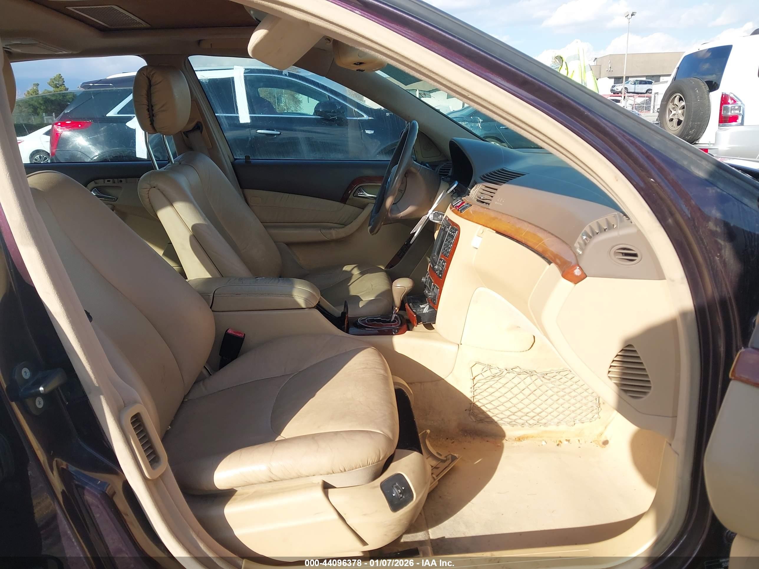 2000 Mercedes-benz S 430   Purple vin: WDBNG70J9YA089445