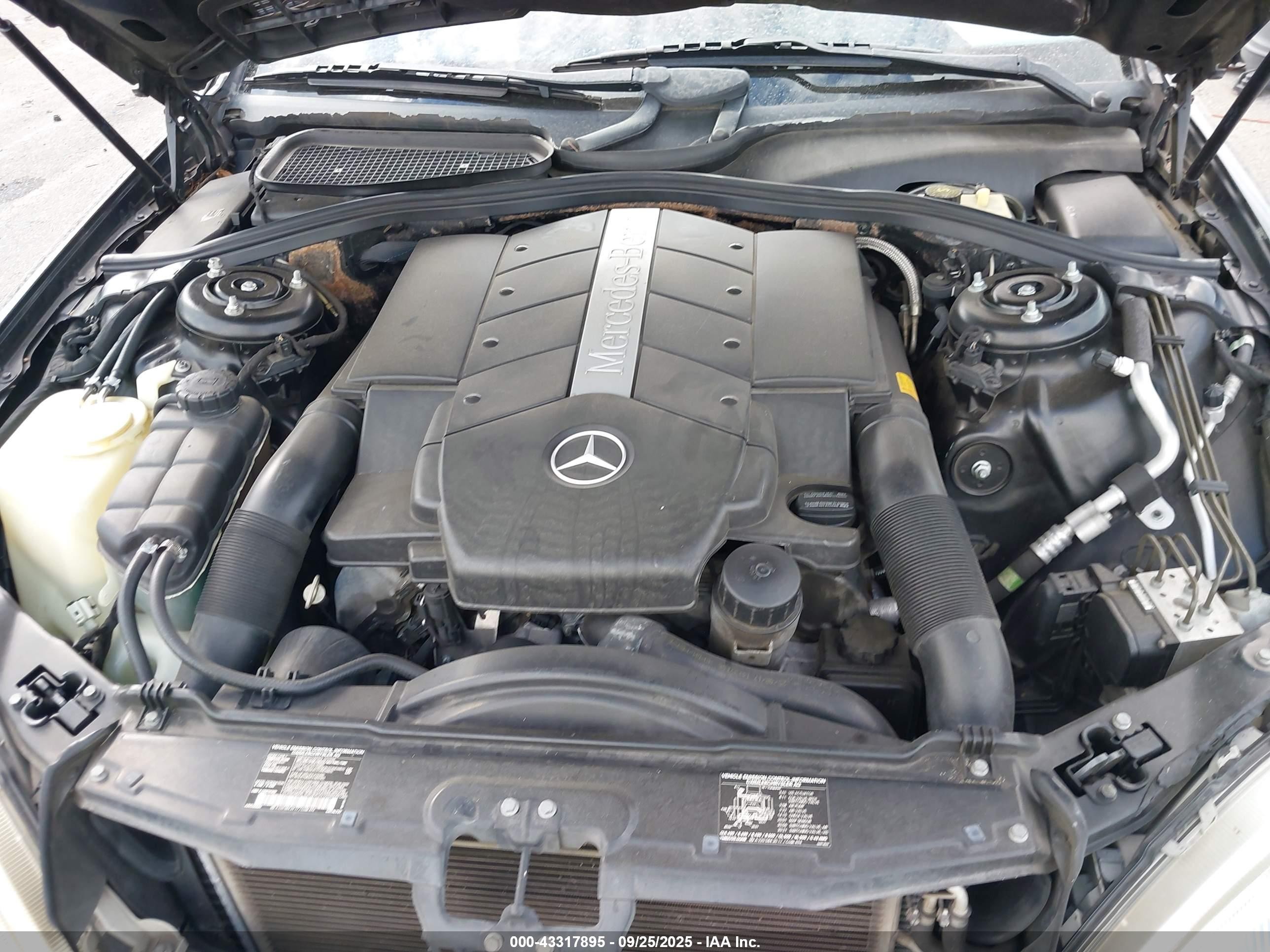 2000 Mercedes-benz S 430   Black vin: WDBNG70J9YA091857