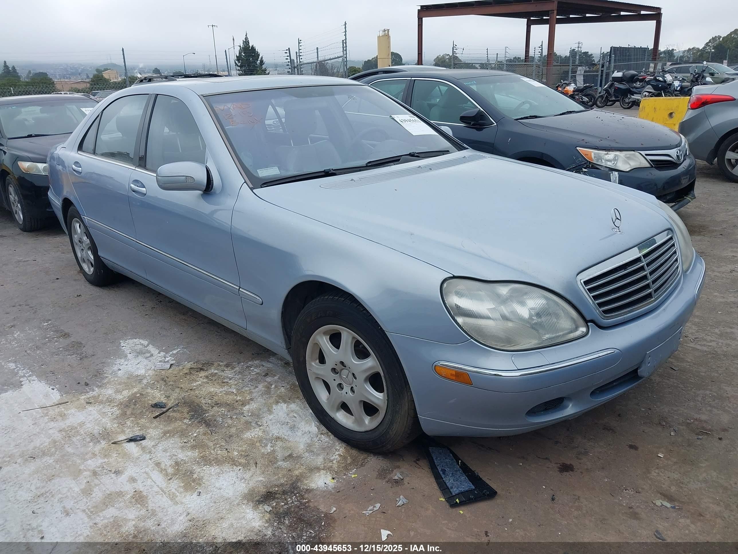 2001 Mercedes-benz S 430   Blue vin: WDBNG70JX1A201479