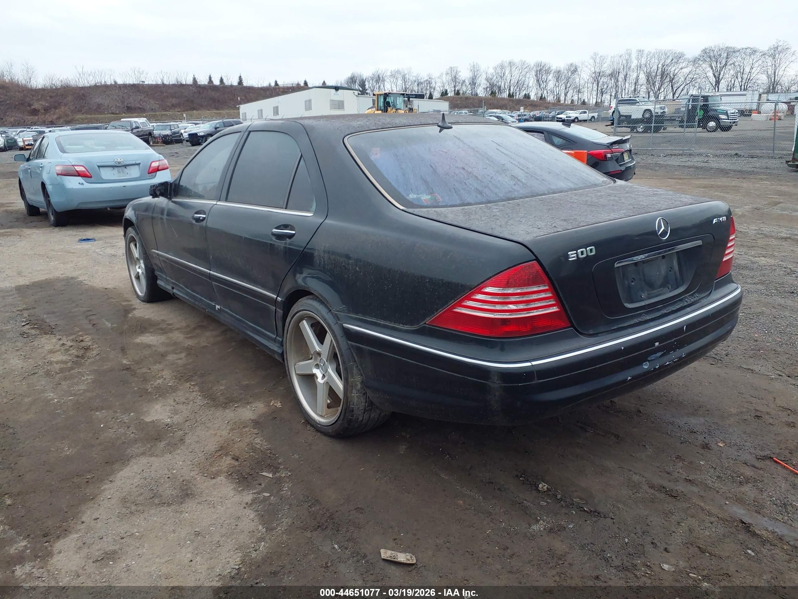 2001 Mercedes-benz S 430   Черный vin: WDBNG70JX1A218234